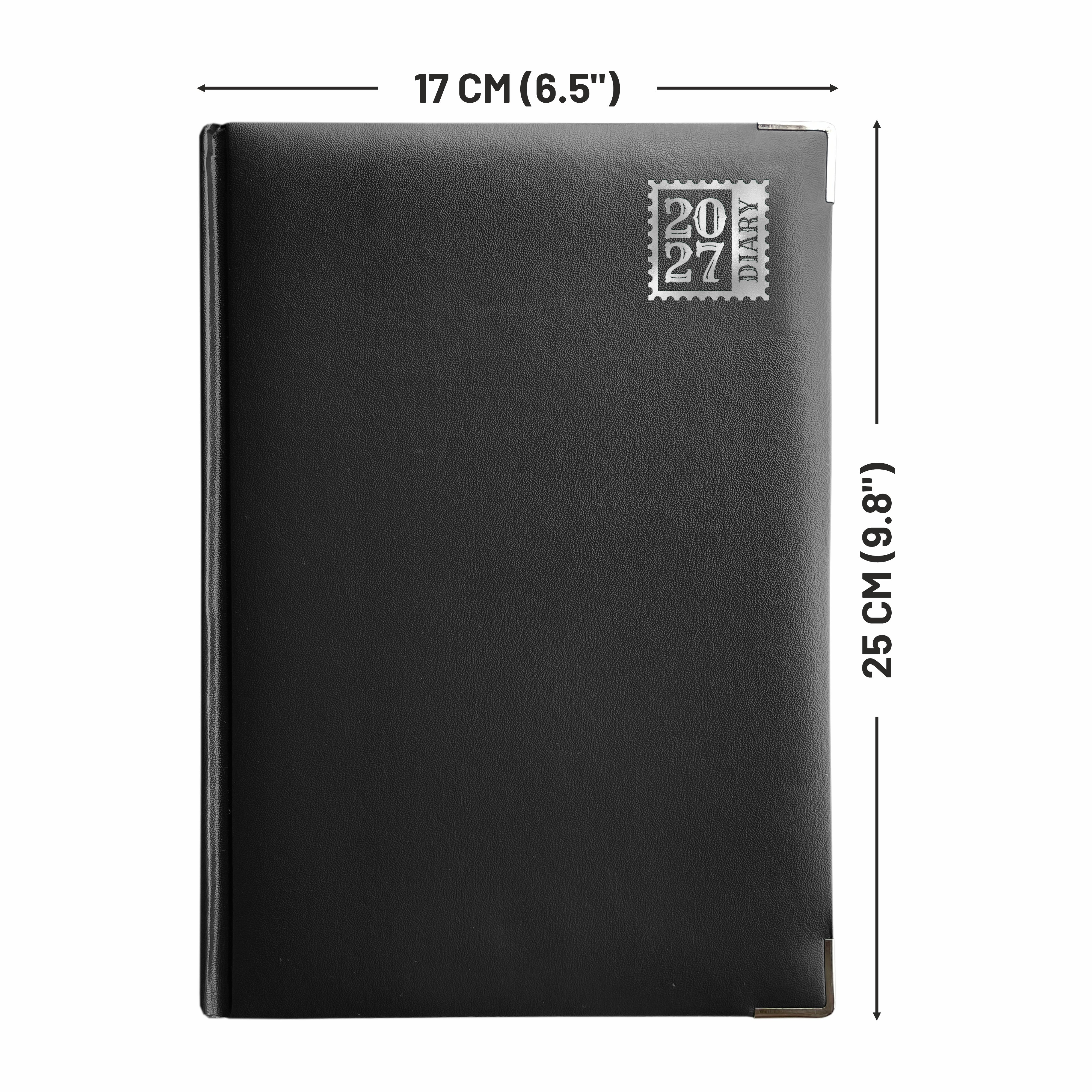 Anupam Fash 2027 Diary with Dates, 2027 Daily Planner Full Page for Monday - Friday and Saturday-Sunday in one Page with Monthly Calendar, January to December 365 Days