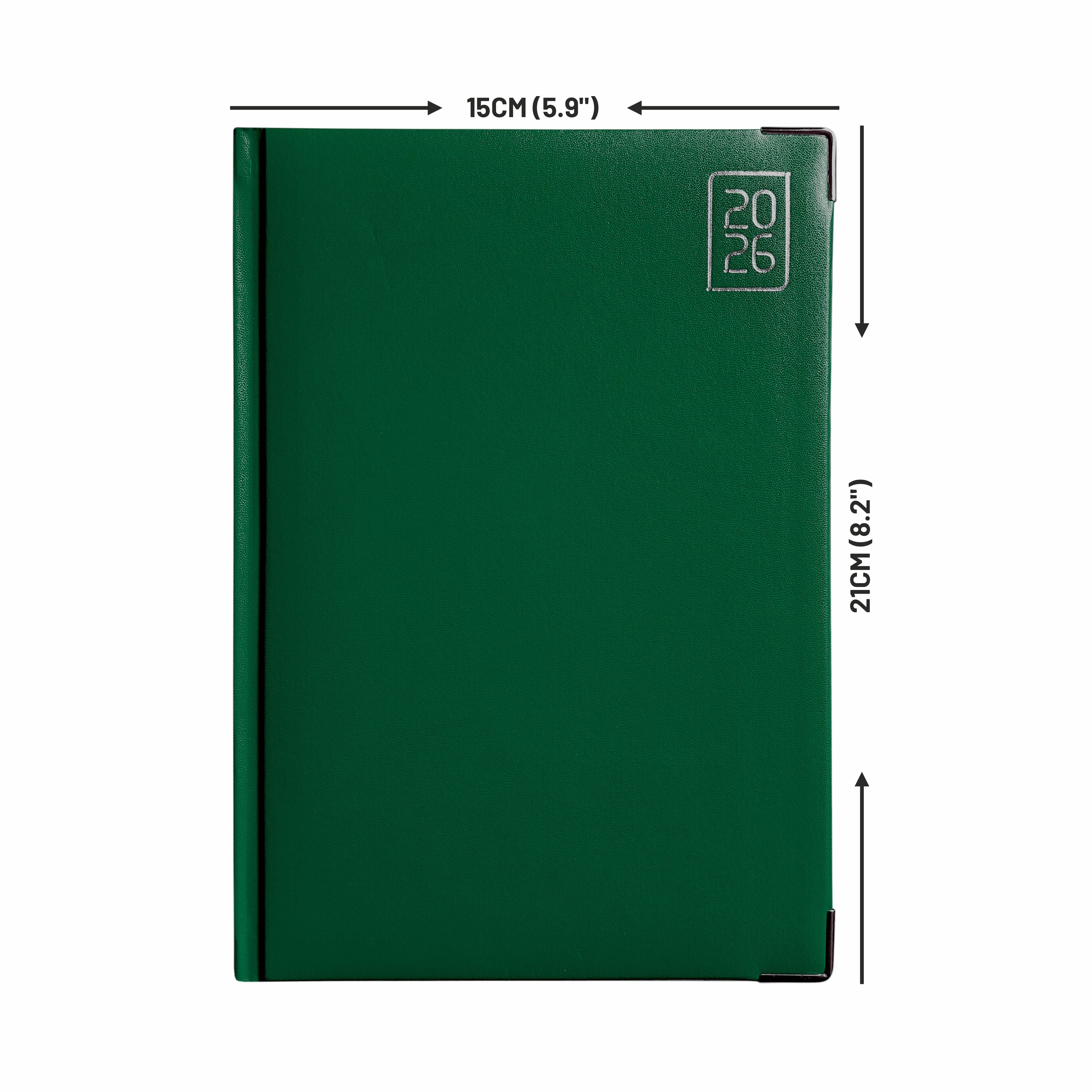Anupam Fash 2026 Diary with Dates, 2026 Daily Planner Full Page for Monday - Friday and Saturday-Sunday in one Page with Monthly Calendar, January to December 365 Days