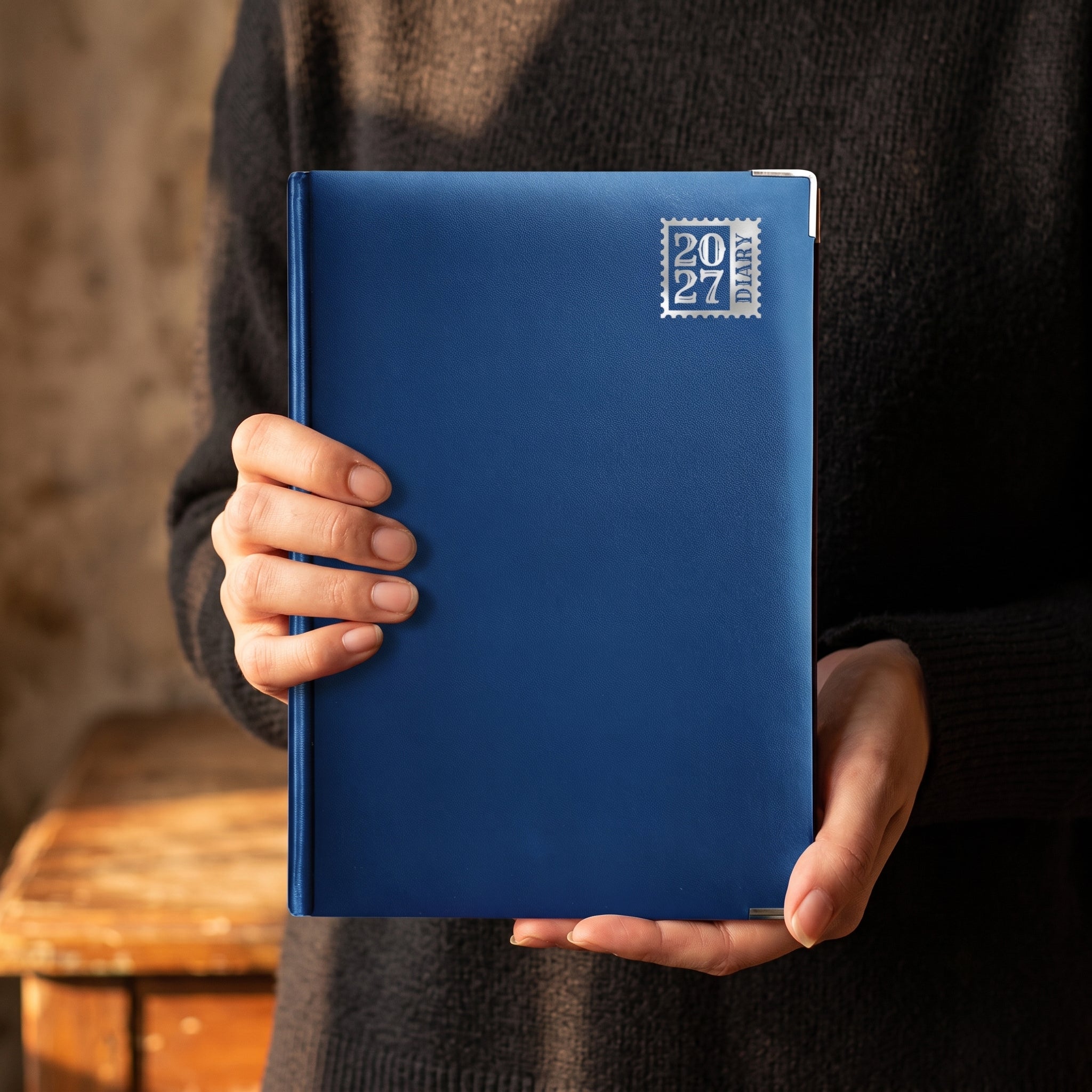 Anupam Fash 2027 Diary with Dates, 2027 Daily Planner Full Page for Monday - Friday and Saturday-Sunday in one Page with Monthly Calendar, January to December 365 Days