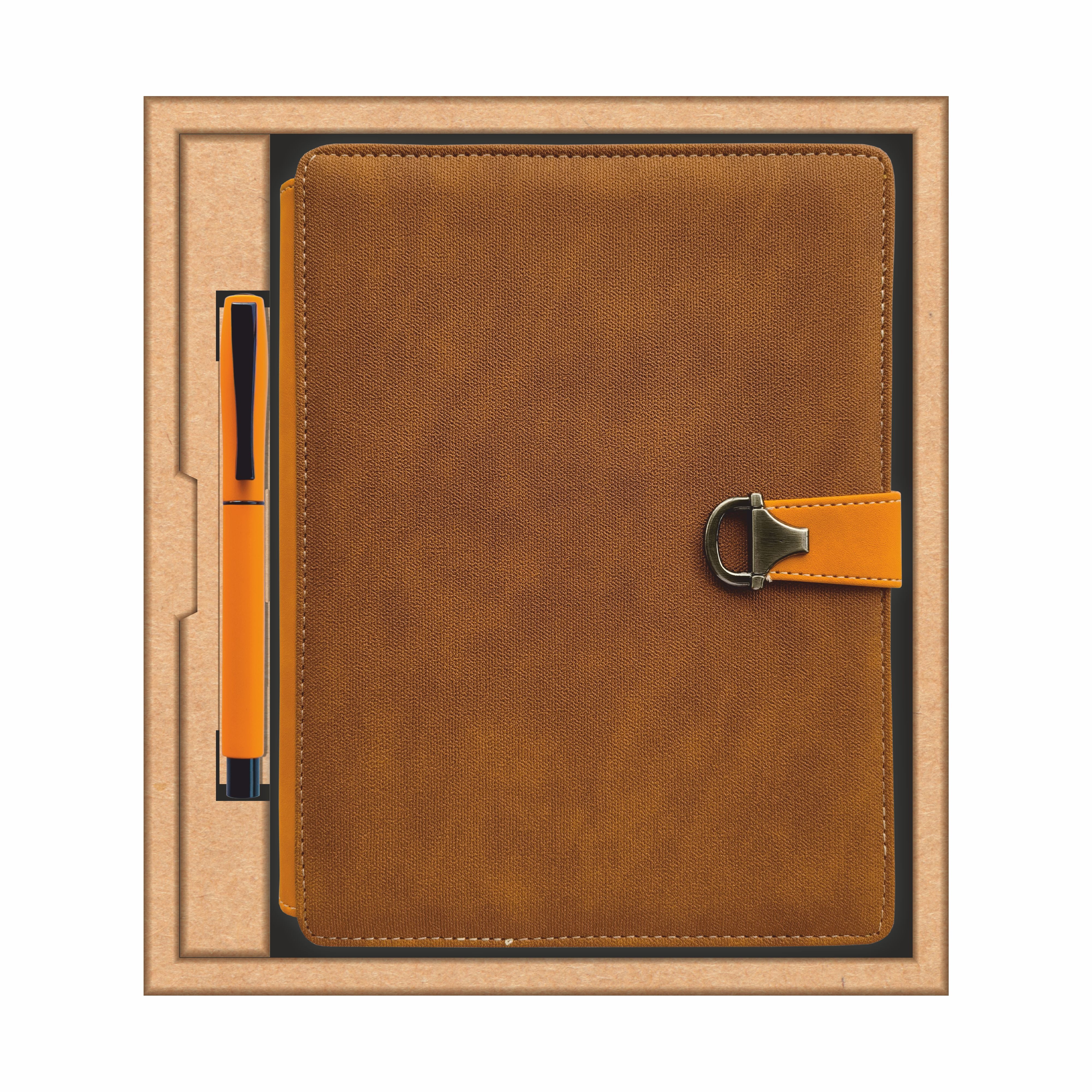 Anupam Glitz Journal Notebook 100 Gsm PU Leather Notebook| A5 Planner with Magnetic Closure, Water & Bill Tracker, Monthly & Yearly Planner, 180° Flat Design, Card Pockets, Passport Holder & Metal Pen – 120 Pages