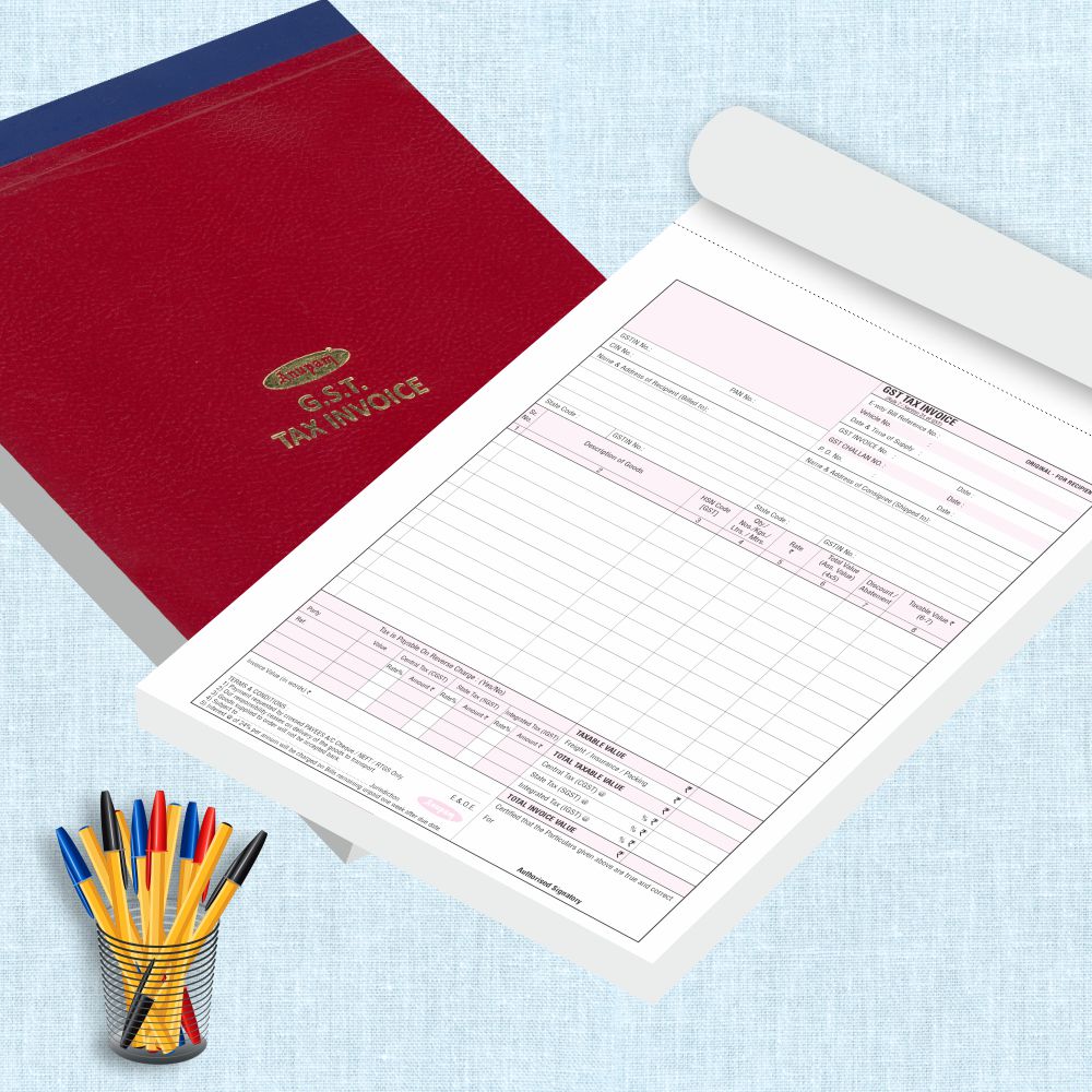 Pulp Involement Note Template Anupam Tax Invoice Bill Book – Perforated Cash Memo-Approval Slip-Esti