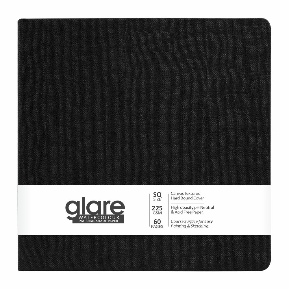 Anupam Glare Watercolour Natural Shade Paper Book - Hardbound - Cold Press Paper - 225 GSM