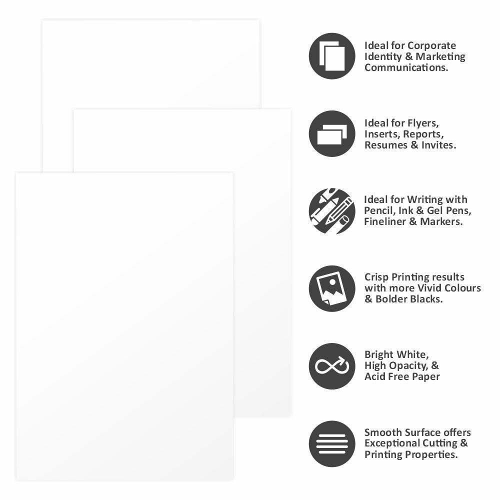 Anupam Ivory Paper Loose Sheets - Art & Craft Painting and Project work