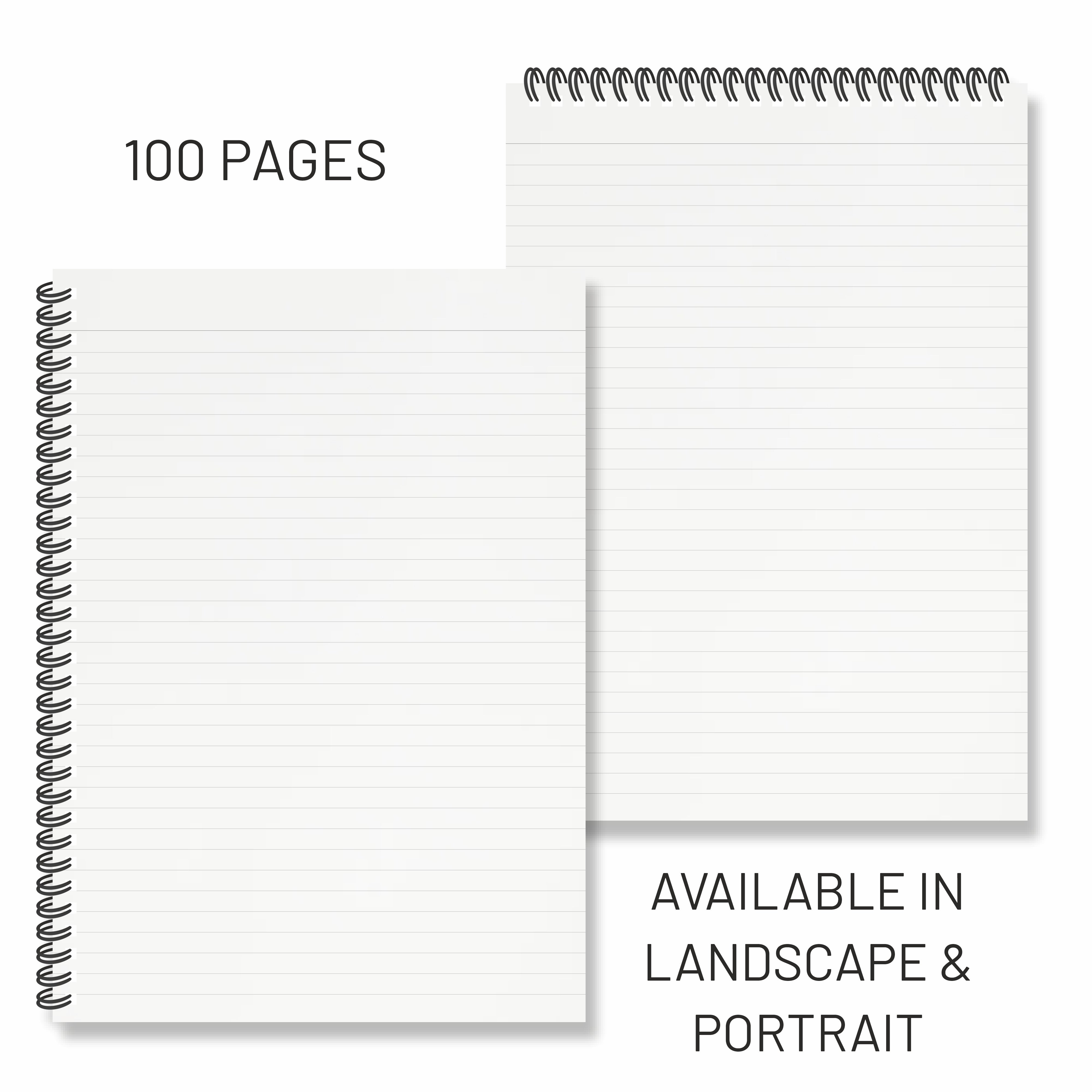 Anupam Spiral Jotting Pads-Lined College Ruled Paper Assorted Covers-Spiral Notebook-Memo Pads-100 pages  (Pack)