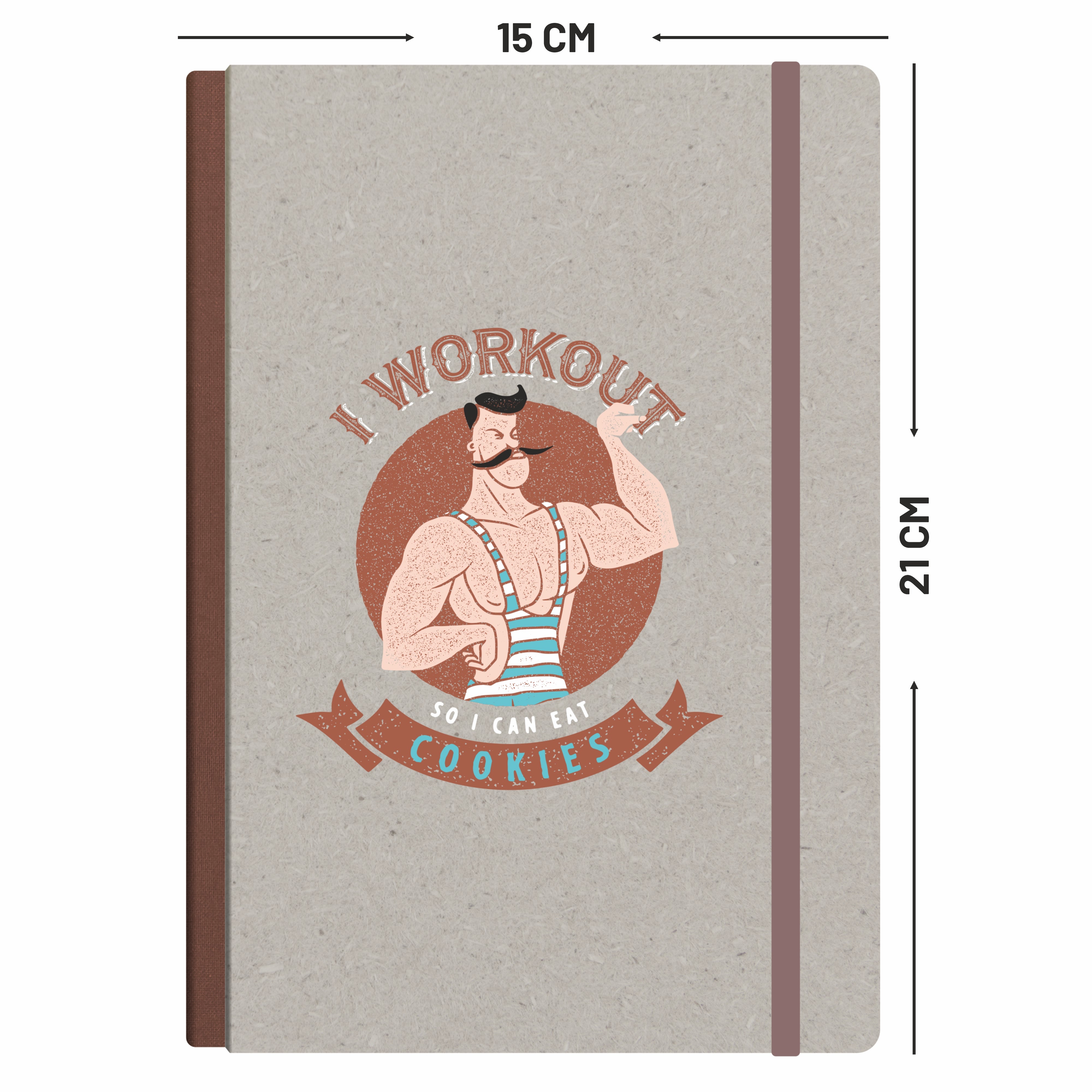 Anupam A5 Krud Notebook 192 Pages College Ruled Notebook 80 Gsm Paper Recycled Boards and Vibrant Colour Cover