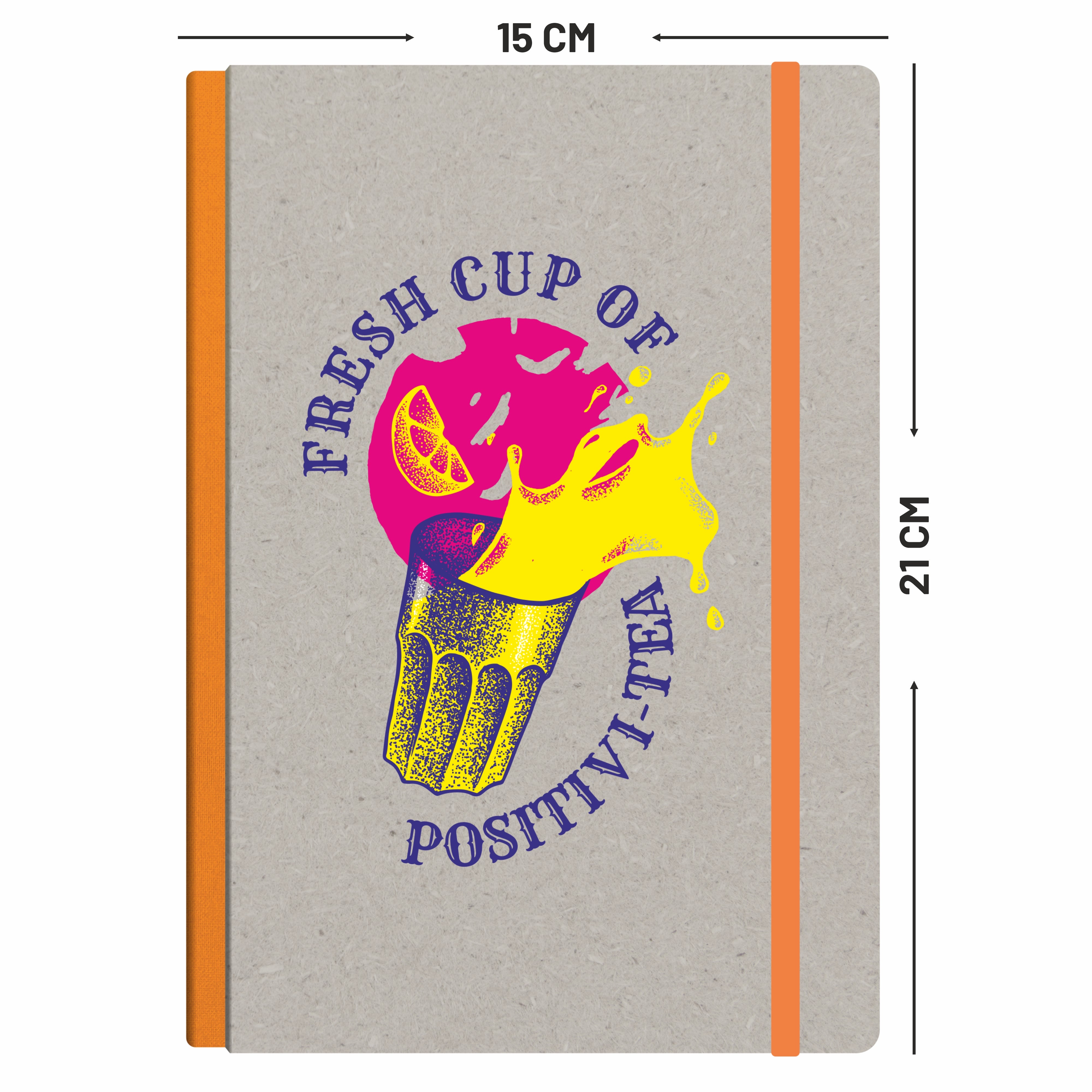 Anupam A5 Krud Notebook 192 Pages College Ruled Notebook 80 Gsm Paper Recycled Boards and Vibrant Colour Cover