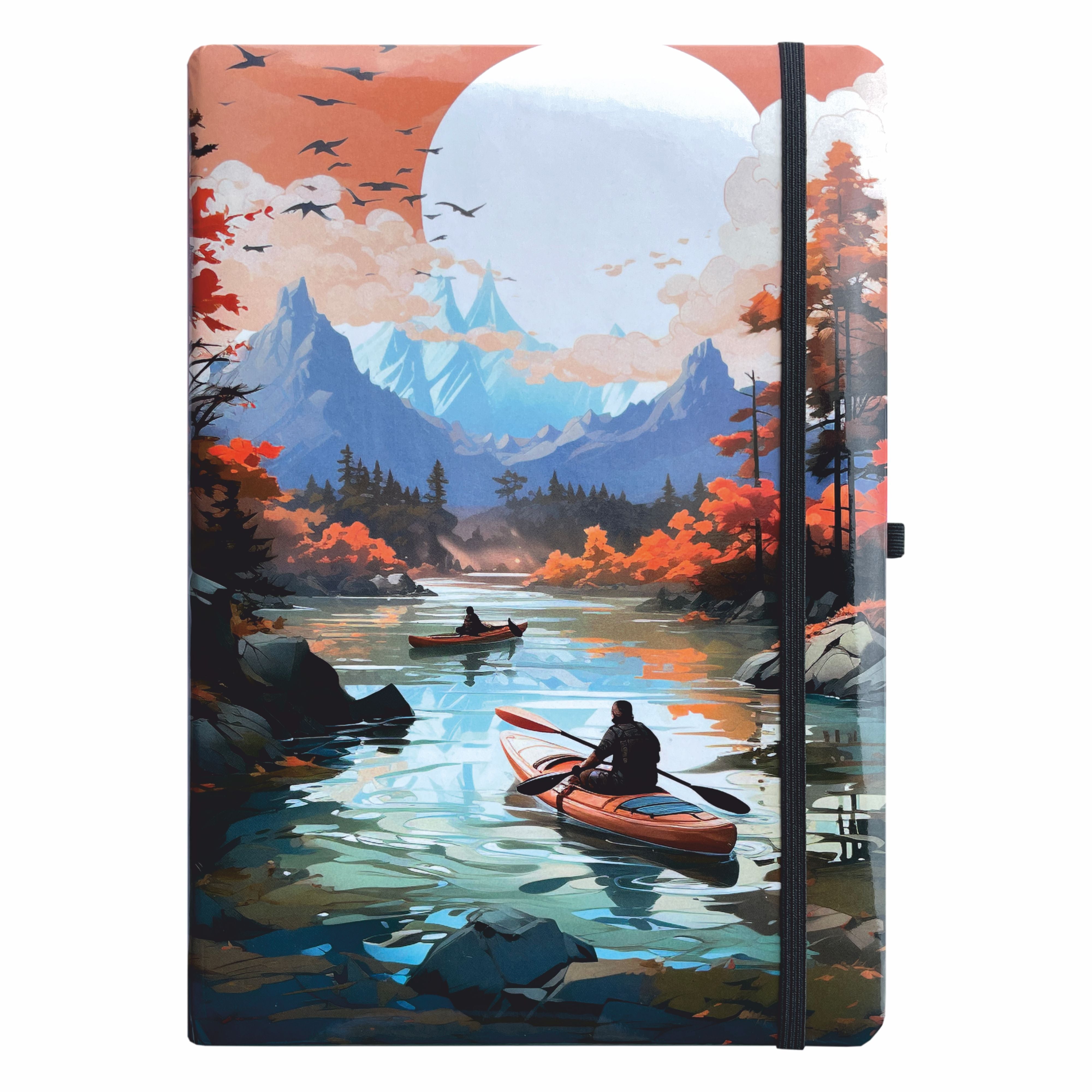 Anupam Lyv Journal - 192 Pages, Soft Cover, Hardbound with Elastic Closure & Pen Loop