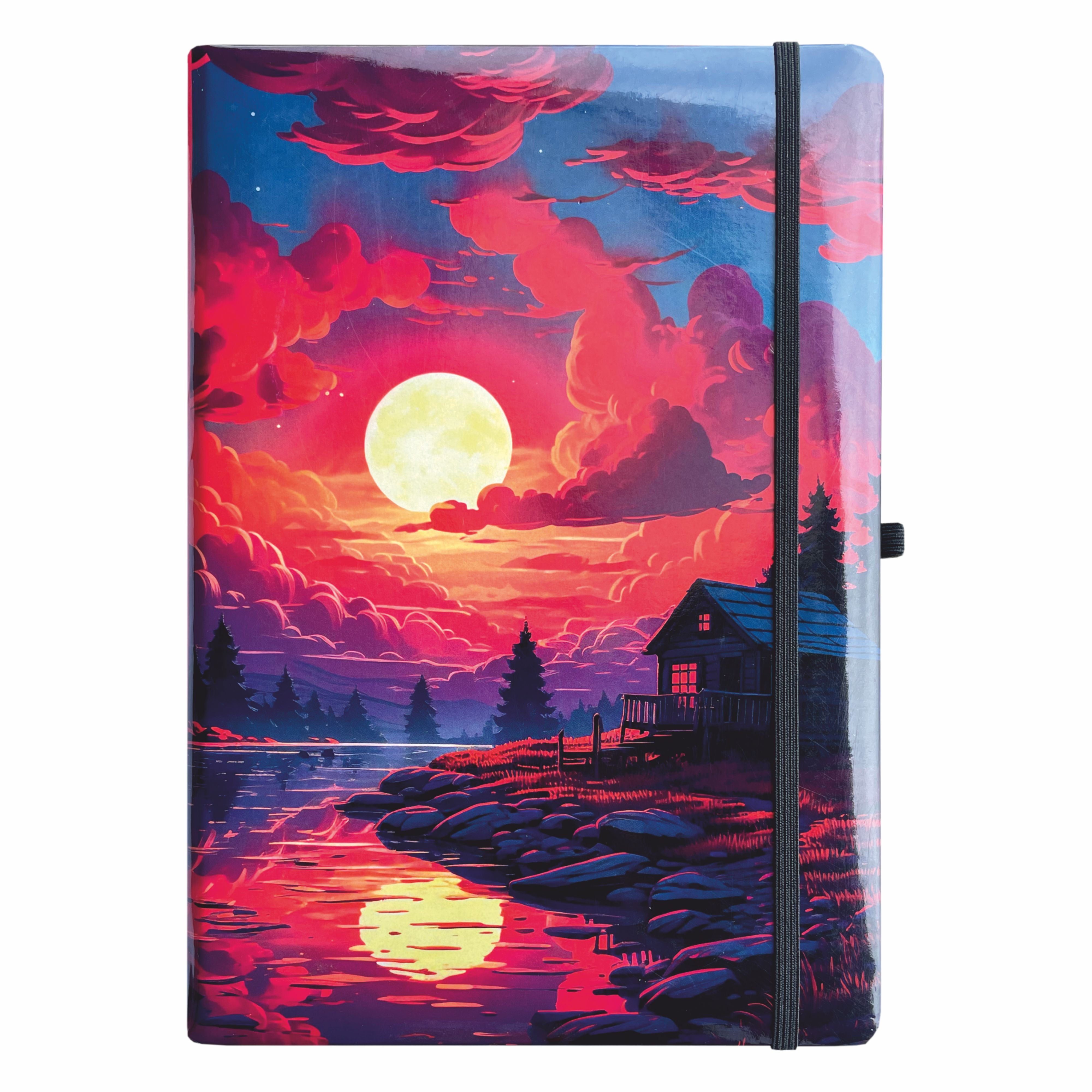 Anupam Lyv Journal - 192 Pages, Soft Cover, Hardbound with Elastic Closure & Pen Loop