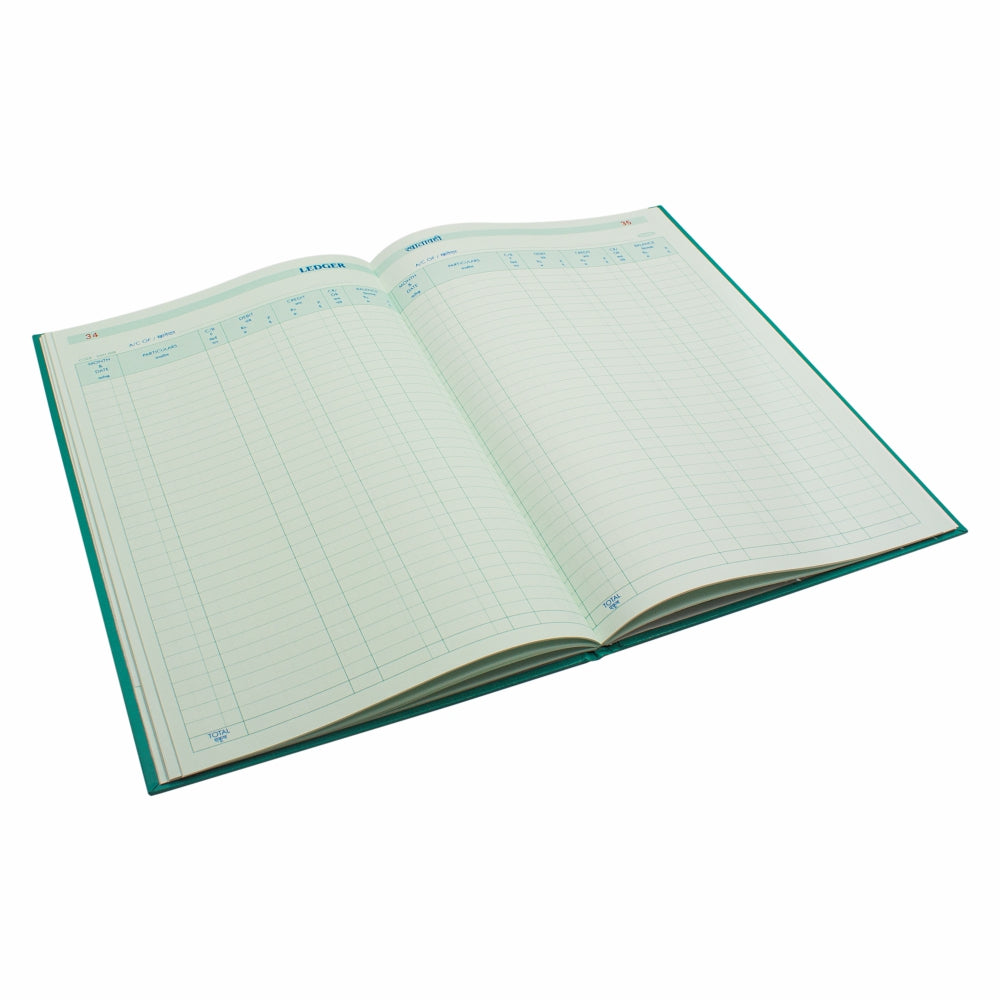 Anupam Ledger Khata-Ledger Paper-100 GSM-Hard Bound Cover for Long Durability-Warehouse and Factory (008)