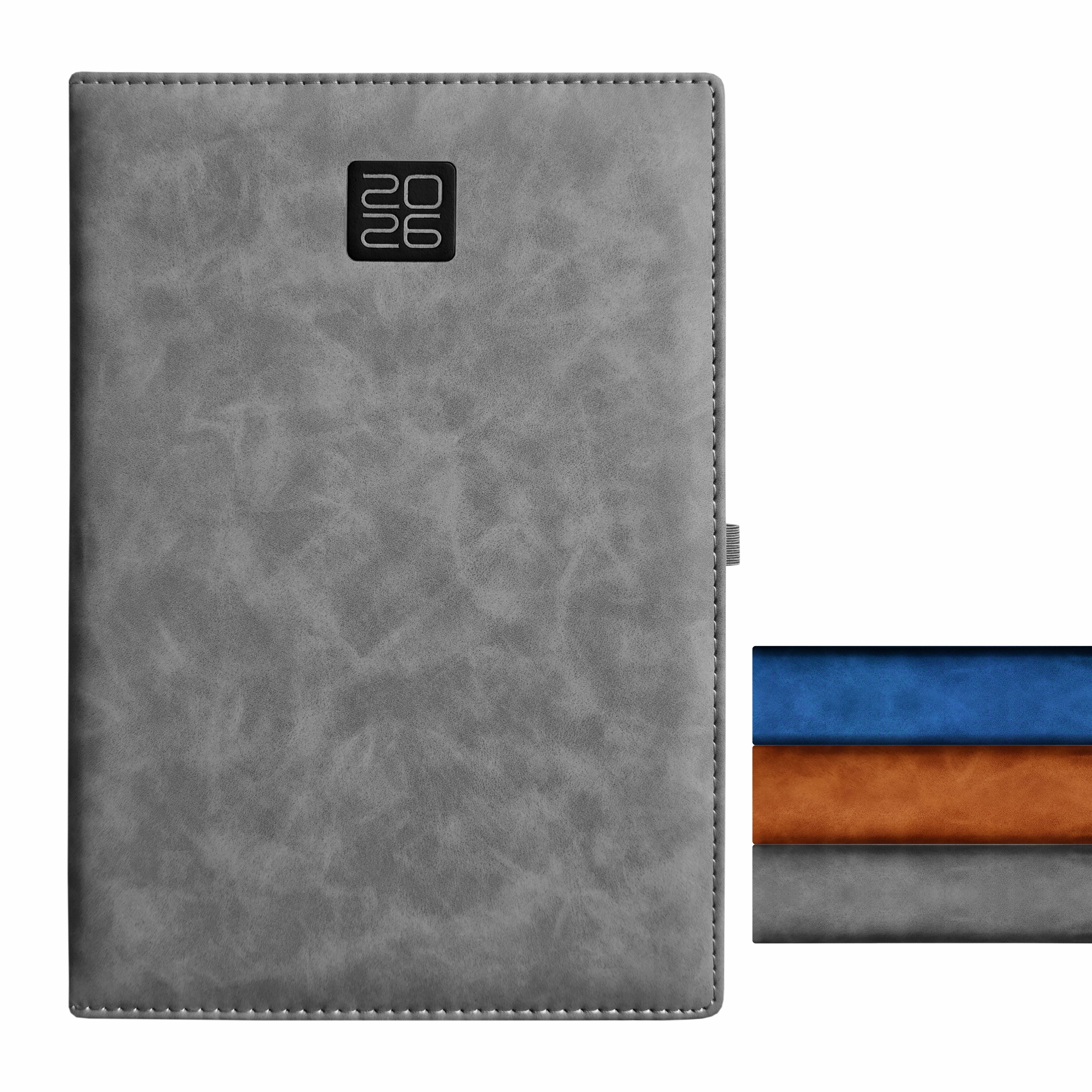 Anupam Merito 2027 Diary – Dated Daily Planner with Monthly Calendar | 80 GSM Paper | Full Page Mon–Fri, Sat–Sun Shared Page | Matte PU Cover | 365 Days