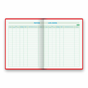 Anupam Motor Log Book-Premium Hard Bound Cover - 21x16cm - 80 GSM (No.
