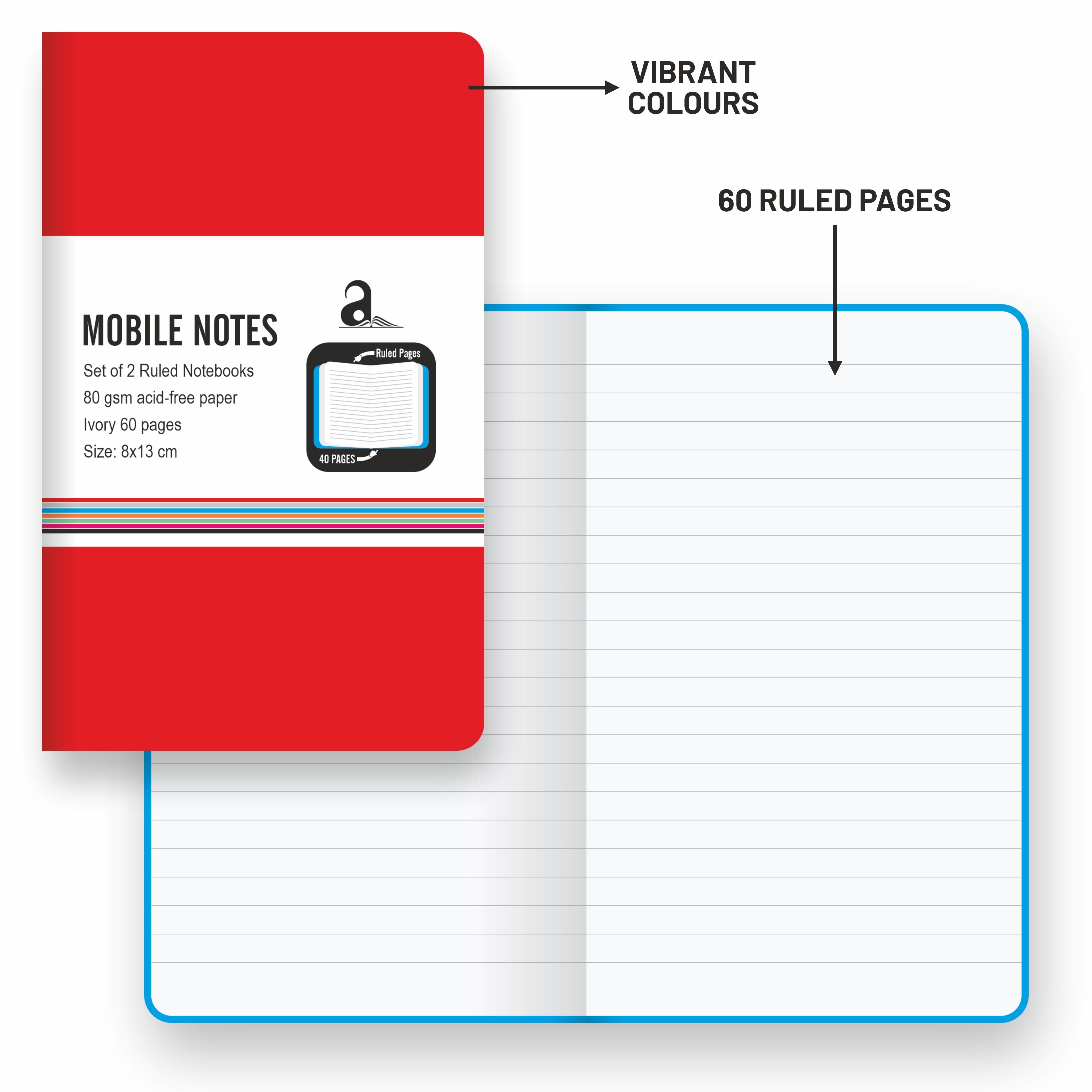 Anupam Mobile Notes Set - (Pack Of 2)