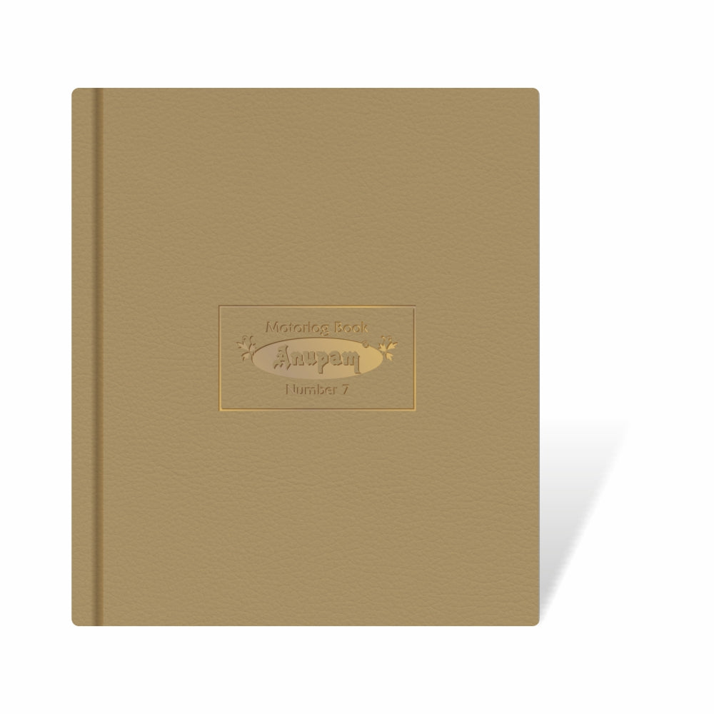 Anupam Motor Log Book-Premium Hard Bound Cover - 21x16cm - 80 GSM (No.7)