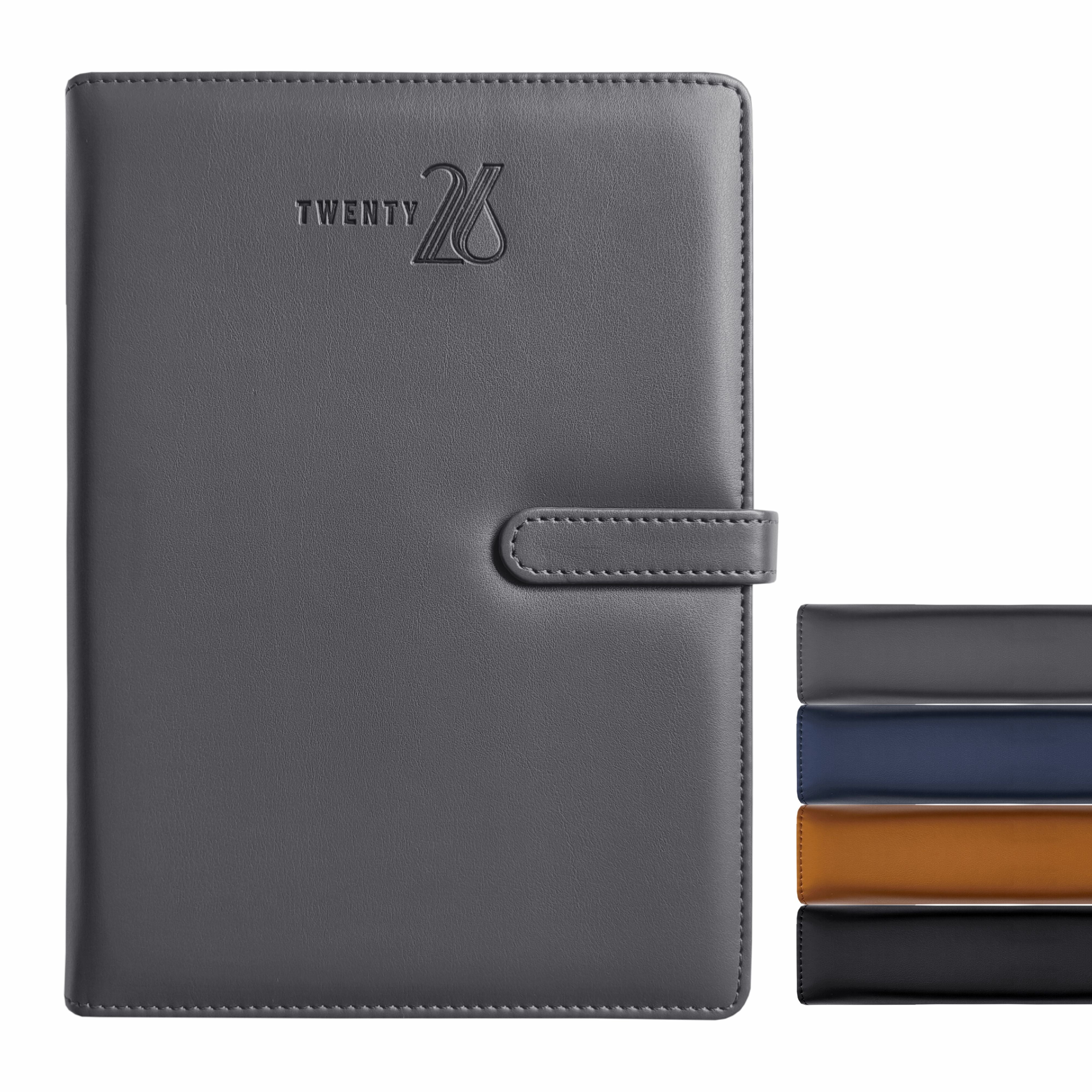 Anupam Nova 2026 Diary with Dates, 365 Days, Daily Planner with Monthly Calendar, January to December New Year Diary 2026,PU Material Cover, Magnetic Closure and Pen Holder-80GSM