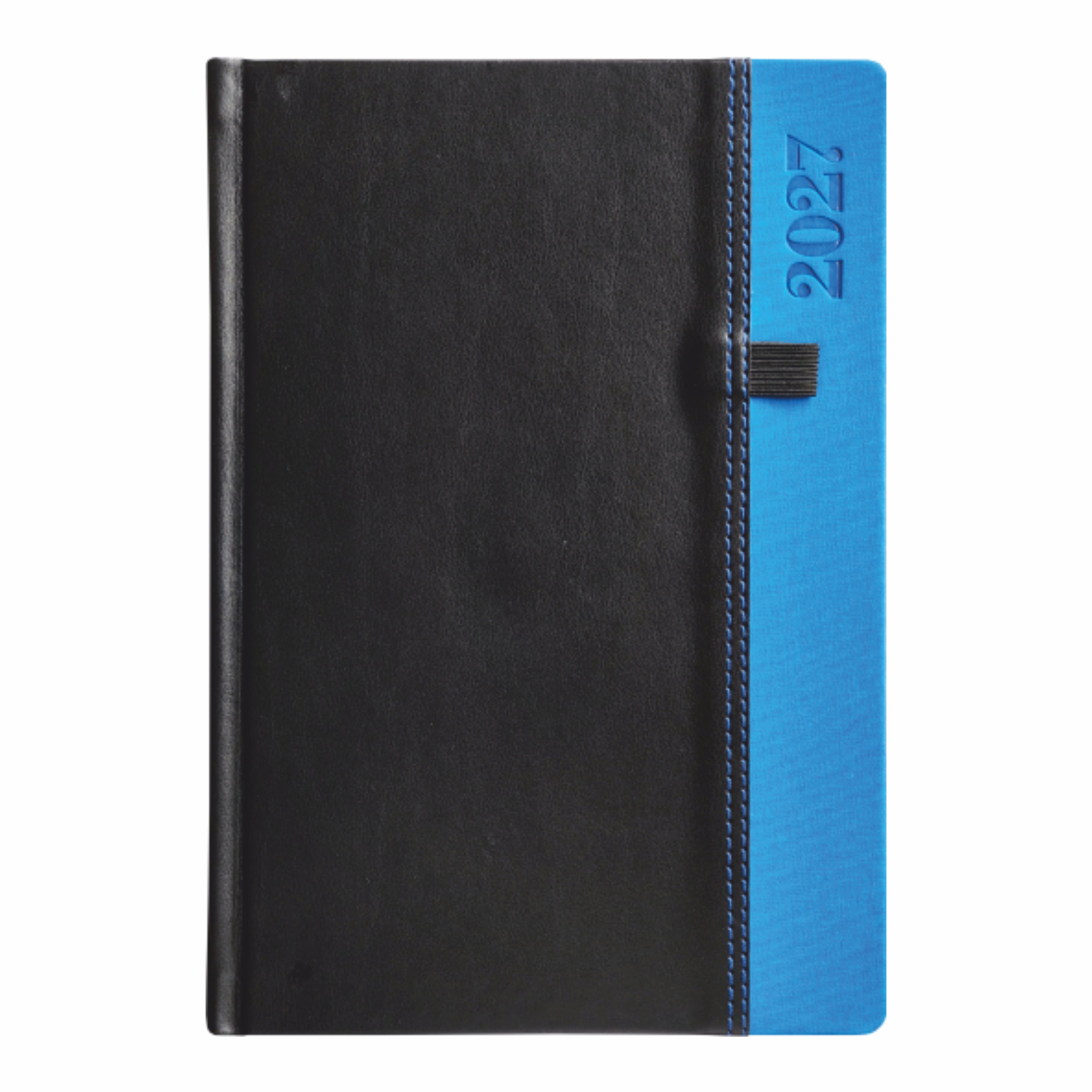 Anupam Plank Diary 2027 with Dates, 2027 Daily Planner Full Page Per Day with Monthly Calendar, January to December 2027 365 Days Canvas Textured PU Cover 80GSM