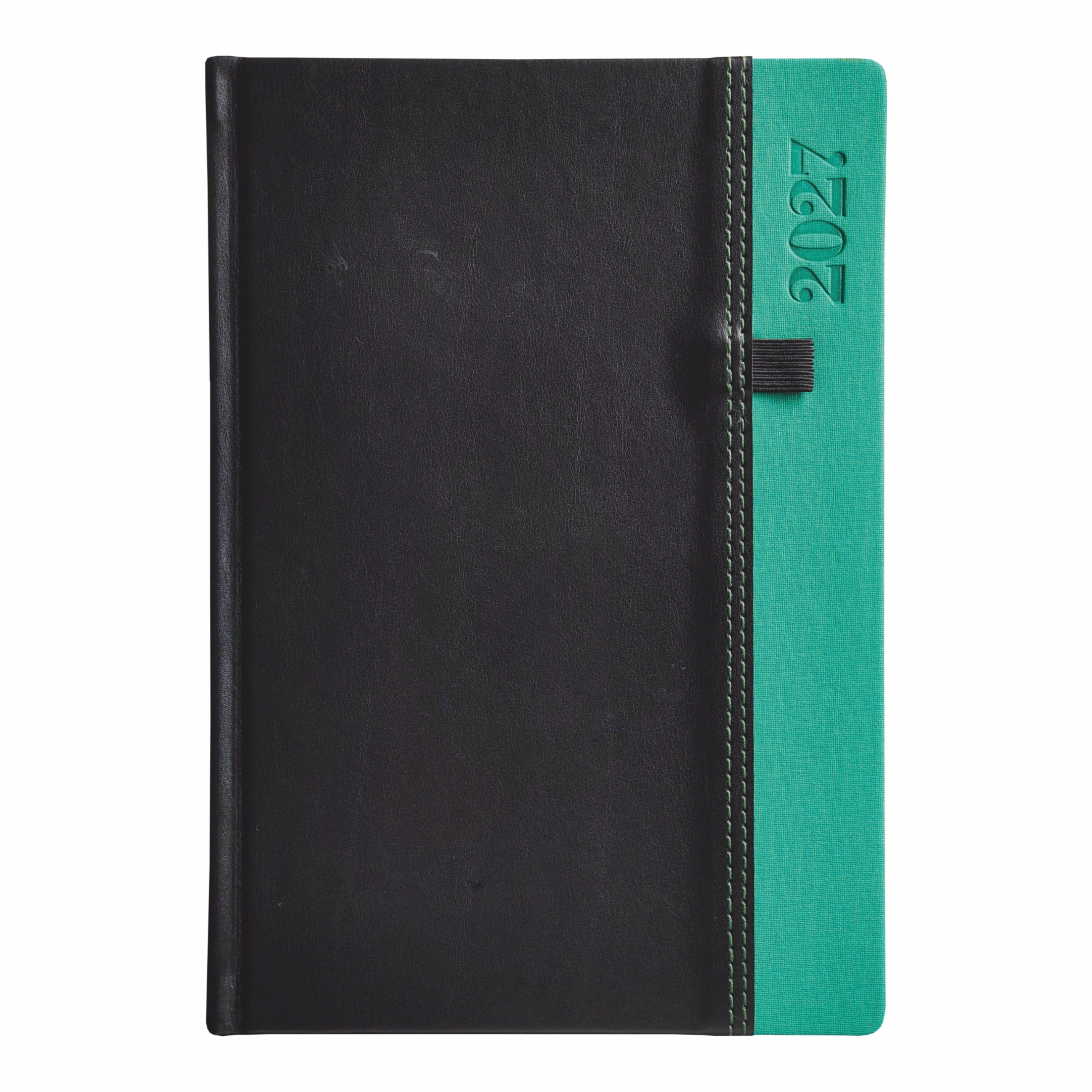 Anupam Plank Diary 2027 with Dates, 2027 Daily Planner Full Page Per Day with Monthly Calendar, January to December 2027 365 Days Canvas Textured PU Cover 80GSM