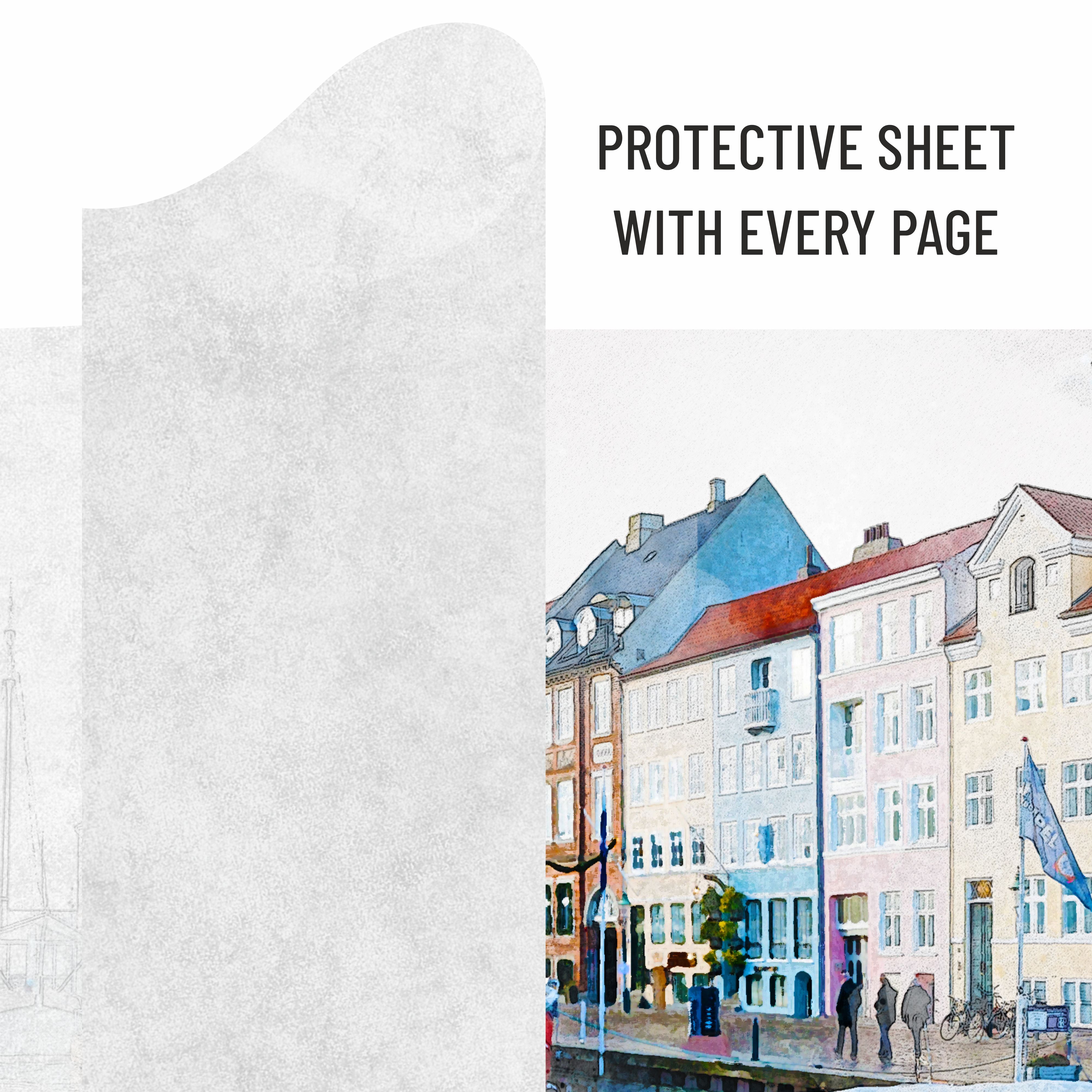 Anupam Pro Sketcher Drawing Book with Butter Paper Pages Spiral-Bound Sketchpad 140 GSM for Artists, Kids & Professionals (32 Sheets, 64 Pages)