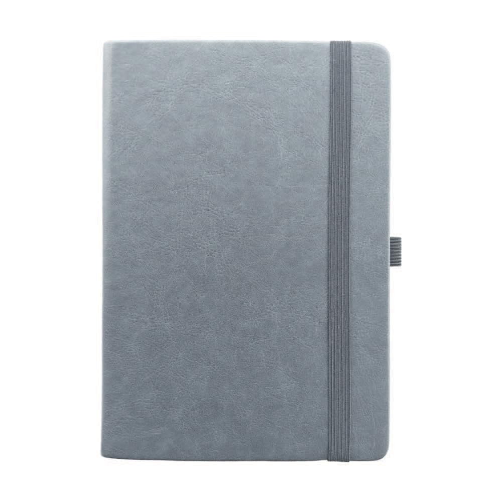 Anupam Primo A5 Ruled Journal Notebook 192 Pages 80Gsm Lined Notebook Raw Leather PU Cover