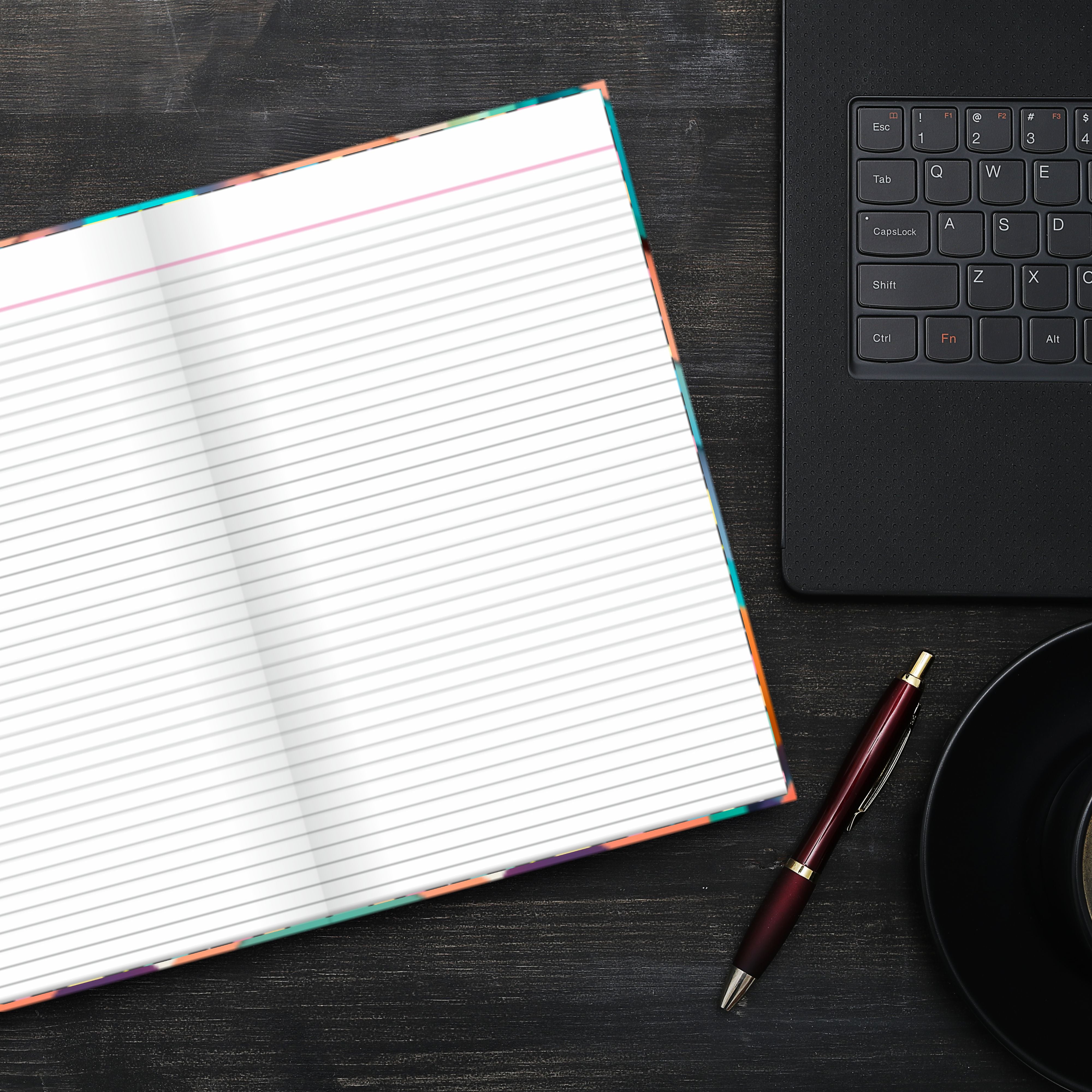 Anupam Rangeela Notebook-Hard cover Long Book-Single Line - 80 GSM Paper For Students-Shops-Office