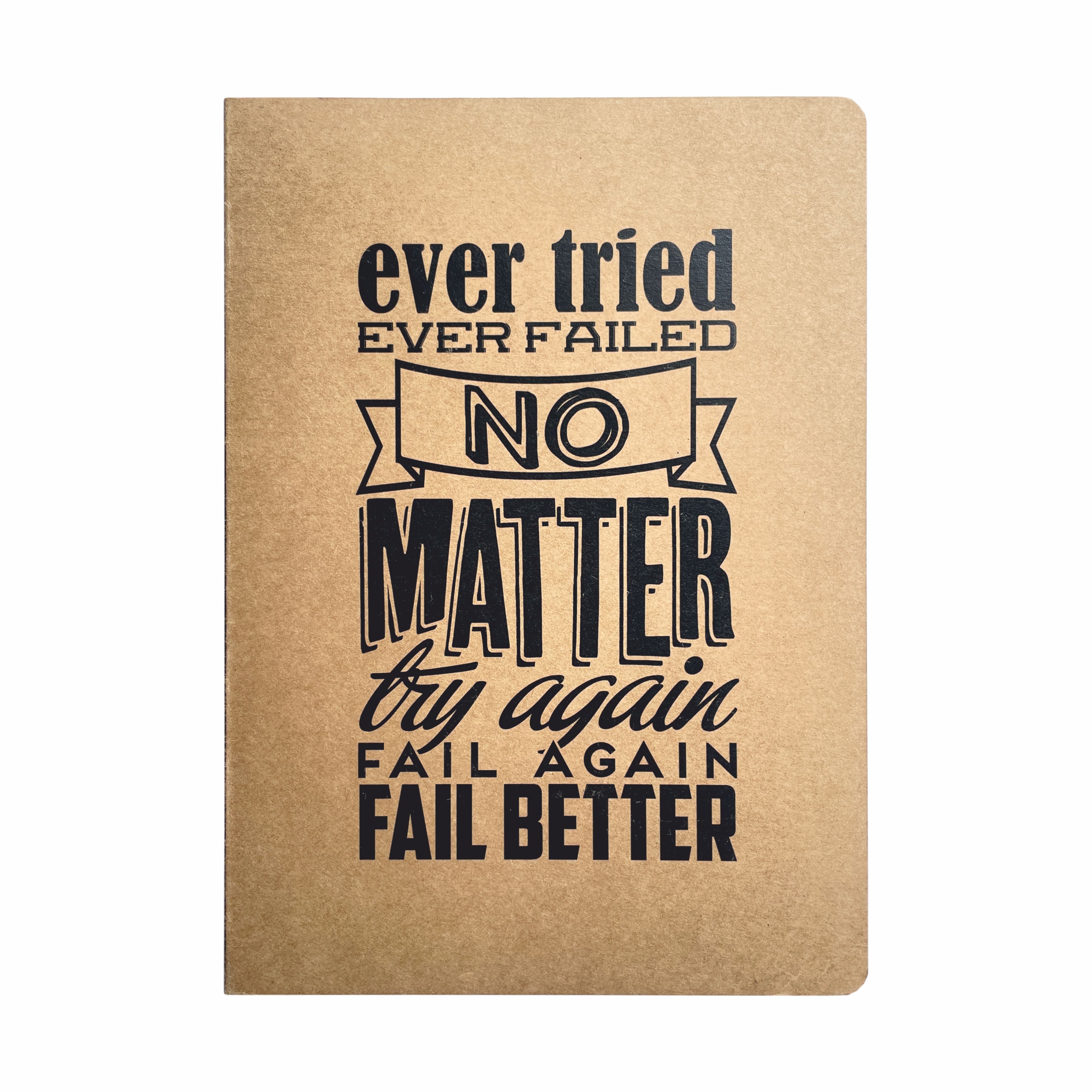 REK Journal Recycled and Eco-friendly Kraft Cover College Ruled Notebook - 80 Gsm - 160 Pages (Pack)