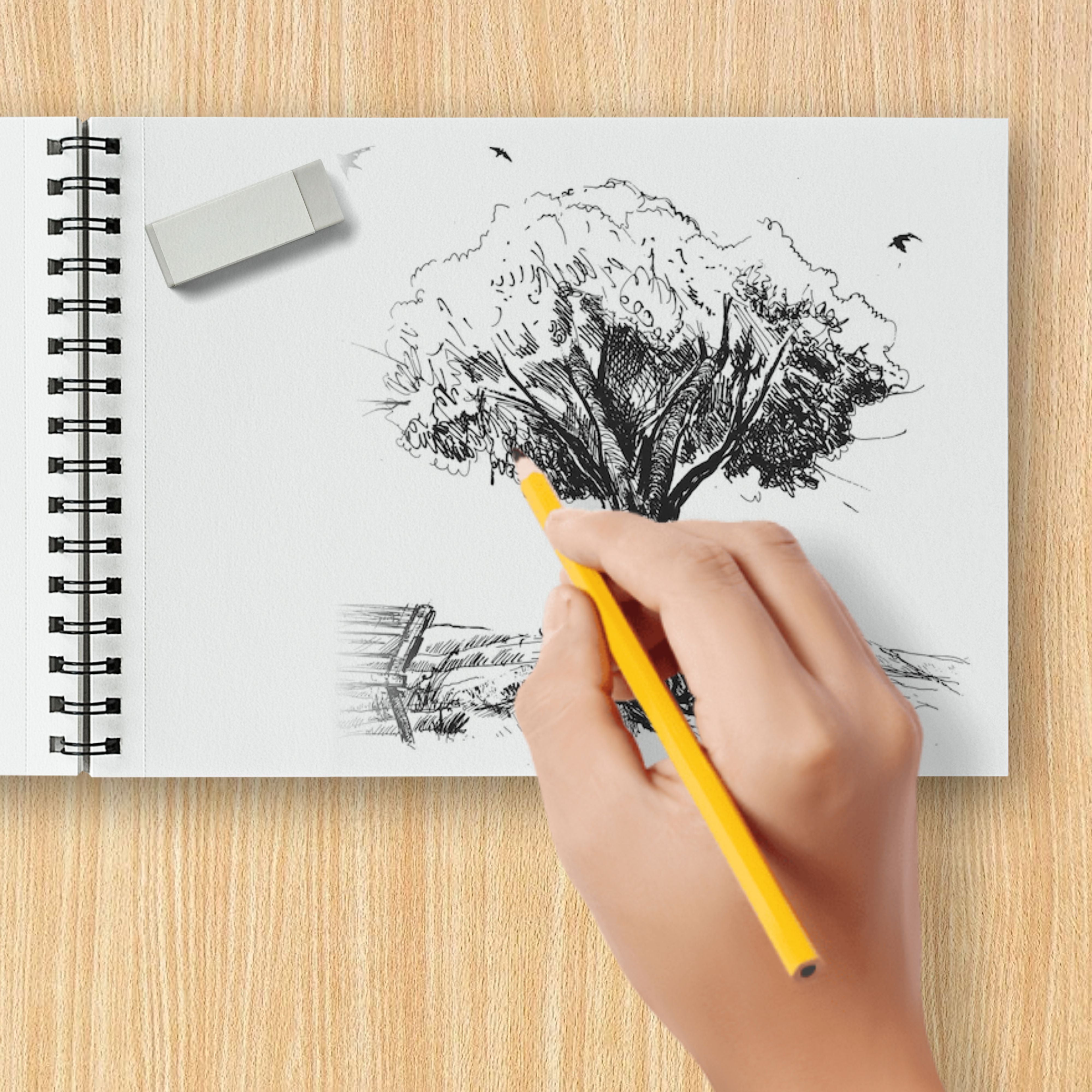 Anupam Sketch-O Sketching and Drawing Sketchbook-Soft Bound-Cartridge Paper-140GSM-Wireo Book