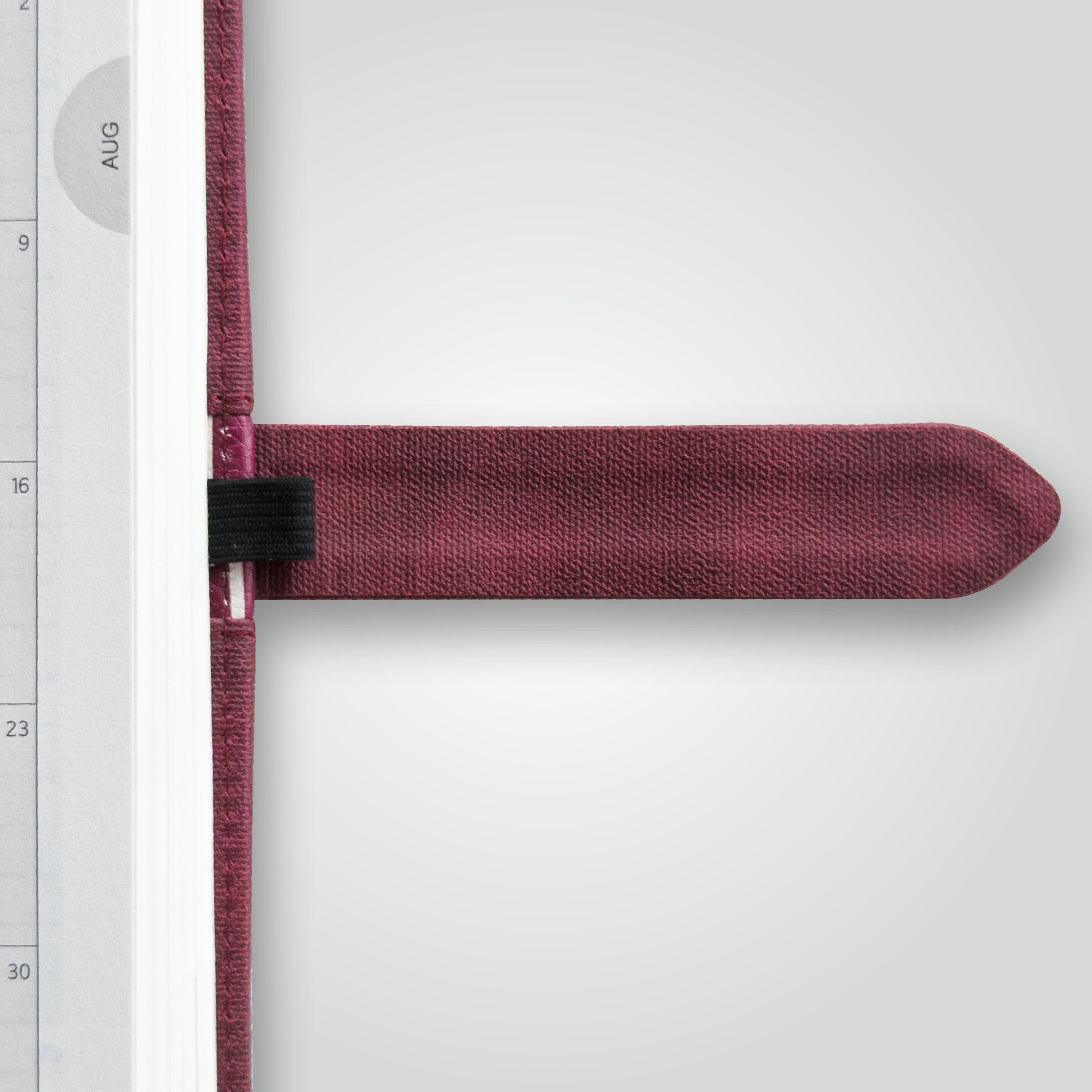 Anupam Slide Diary 2026 with Dated Daily Planner, 80 GSM Full Page Per Day with Monthly Calendar, New Year Diary 2026, 365 Days Lines Textured PU Cover, Pen Holder and Loop Closure