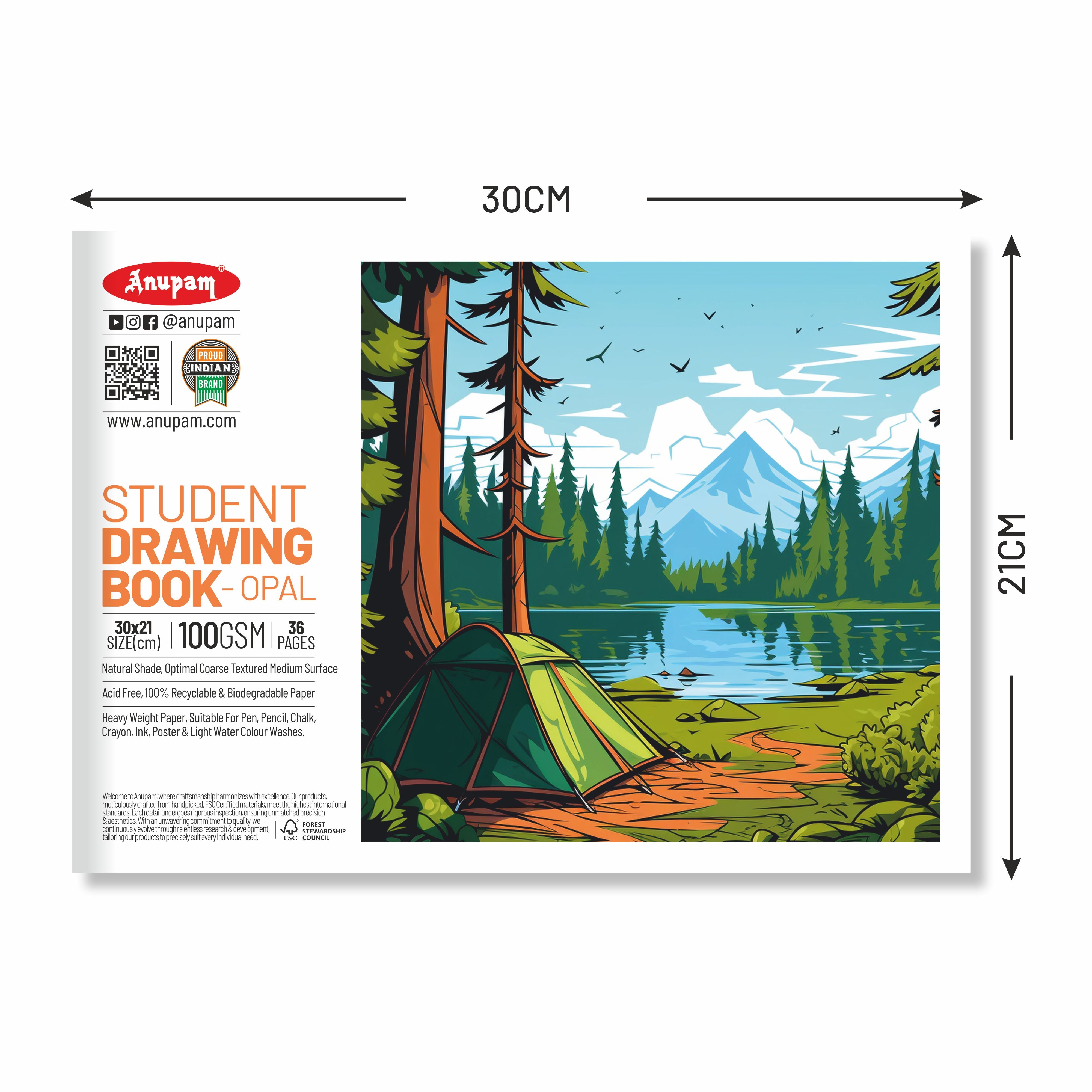 Anupam Student Drawing Book (For Kids) Pack