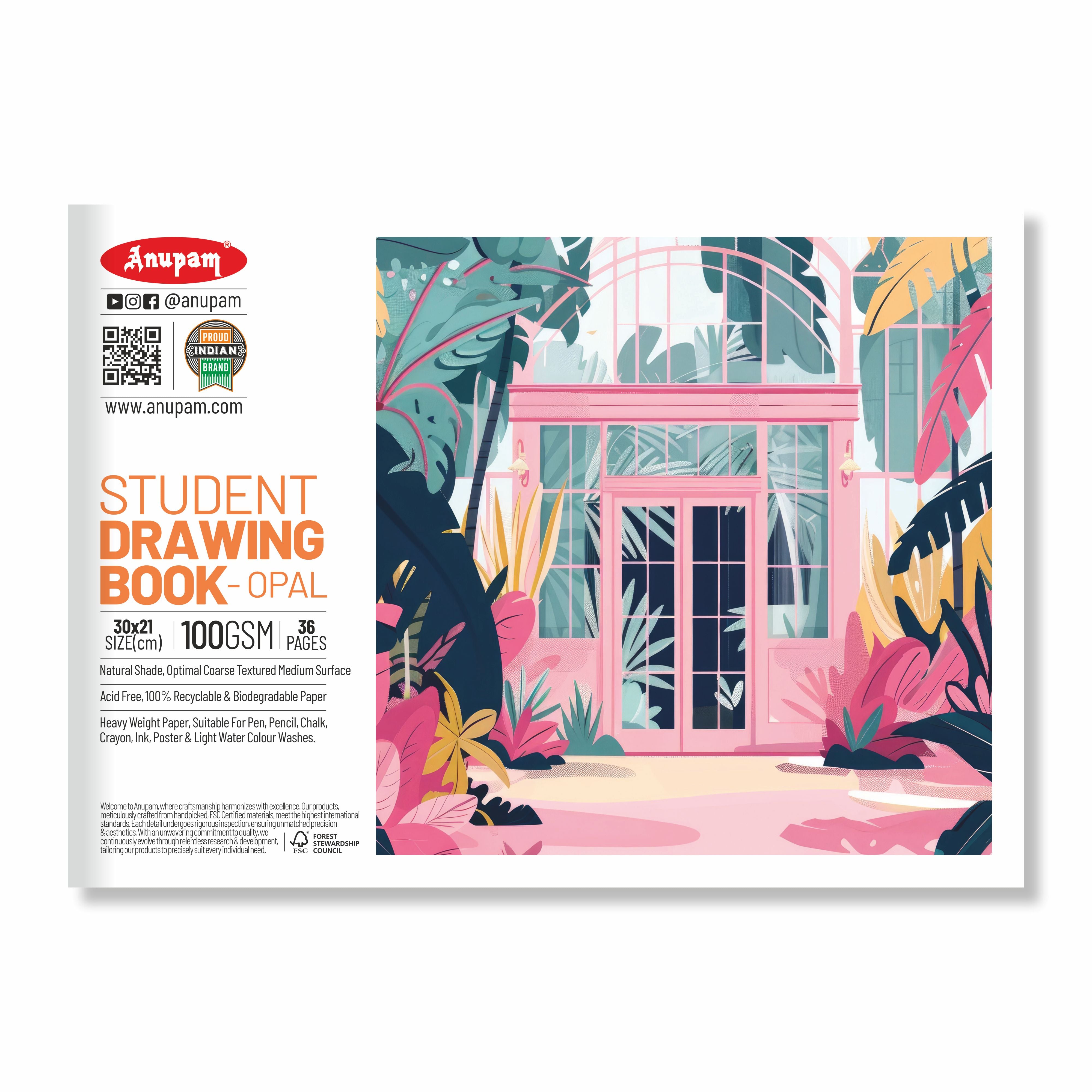 Anupam Student Drawing Book (For Kids) Pack