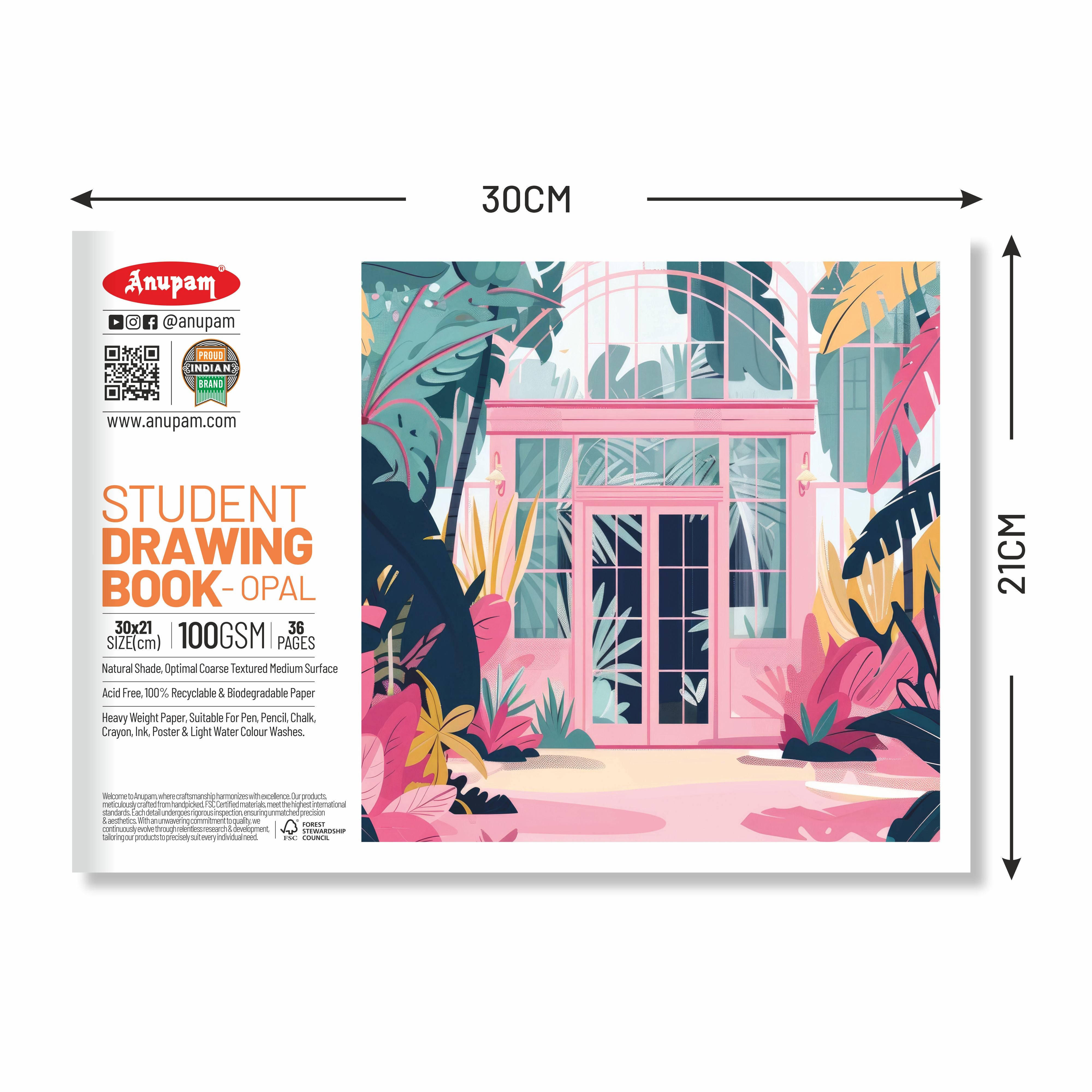 Anupam Student Drawing Book (For Kids) Pack