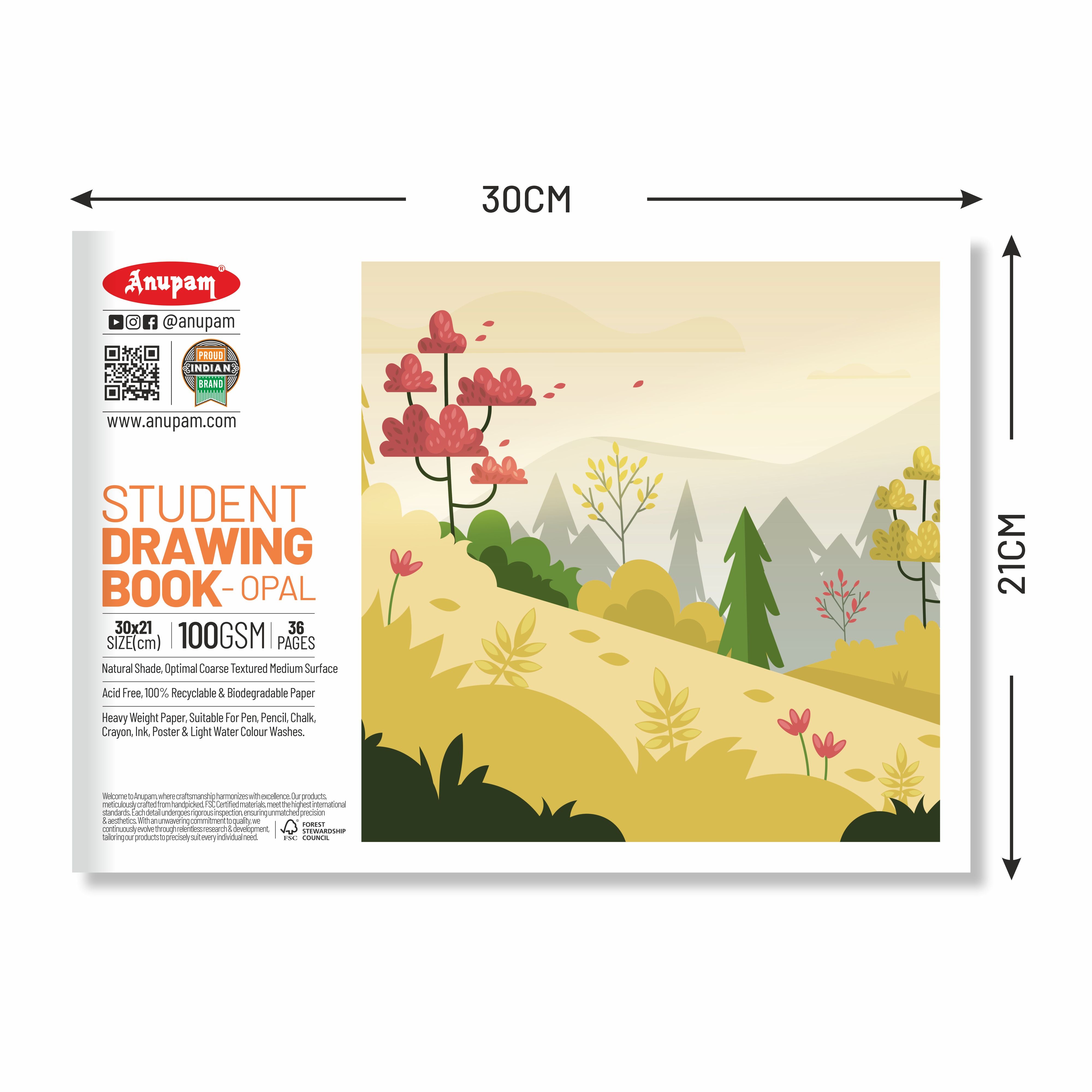 Anupam Student Drawing Book (For Kids) Pack