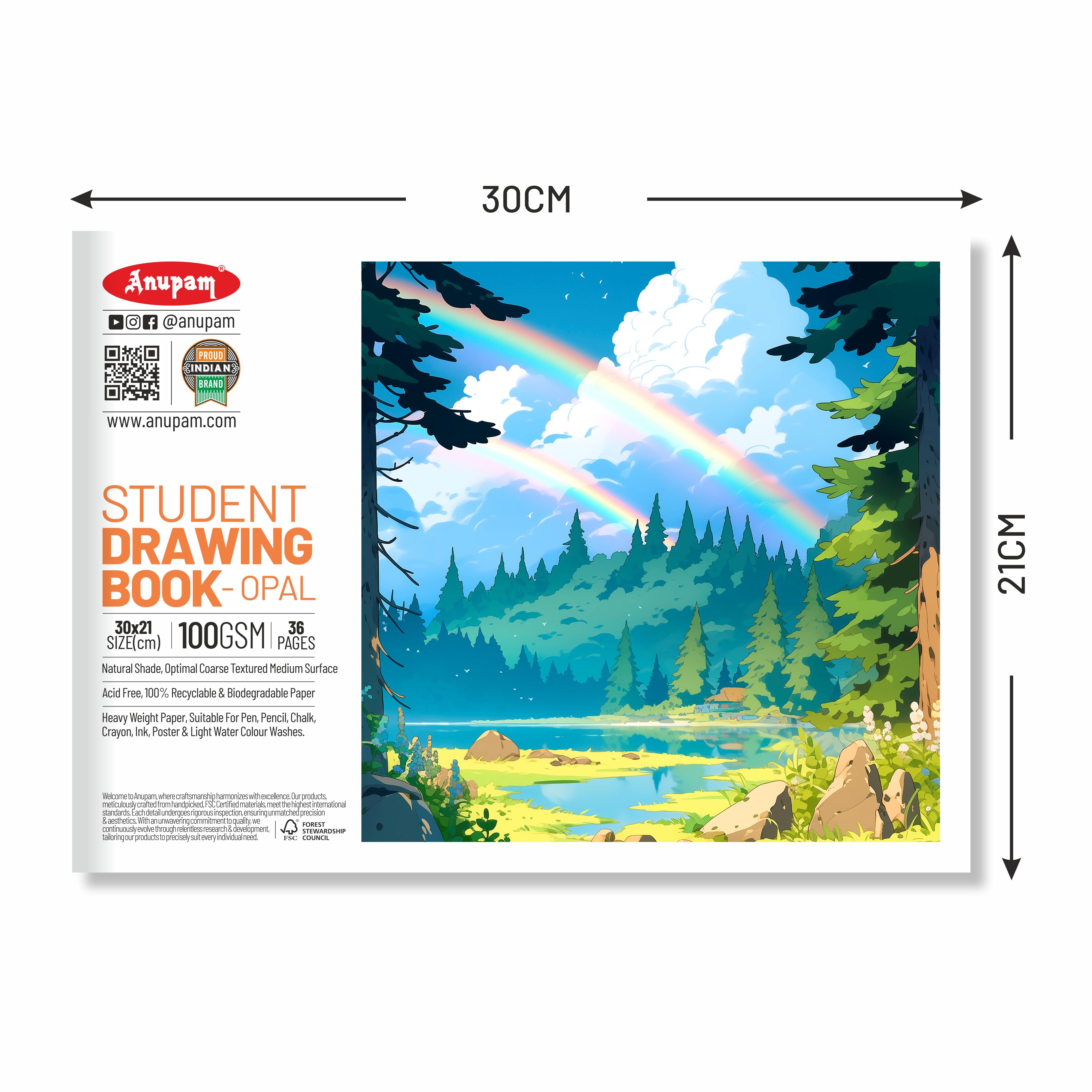 Anupam Student Drawing Book (For Kids) Pack
