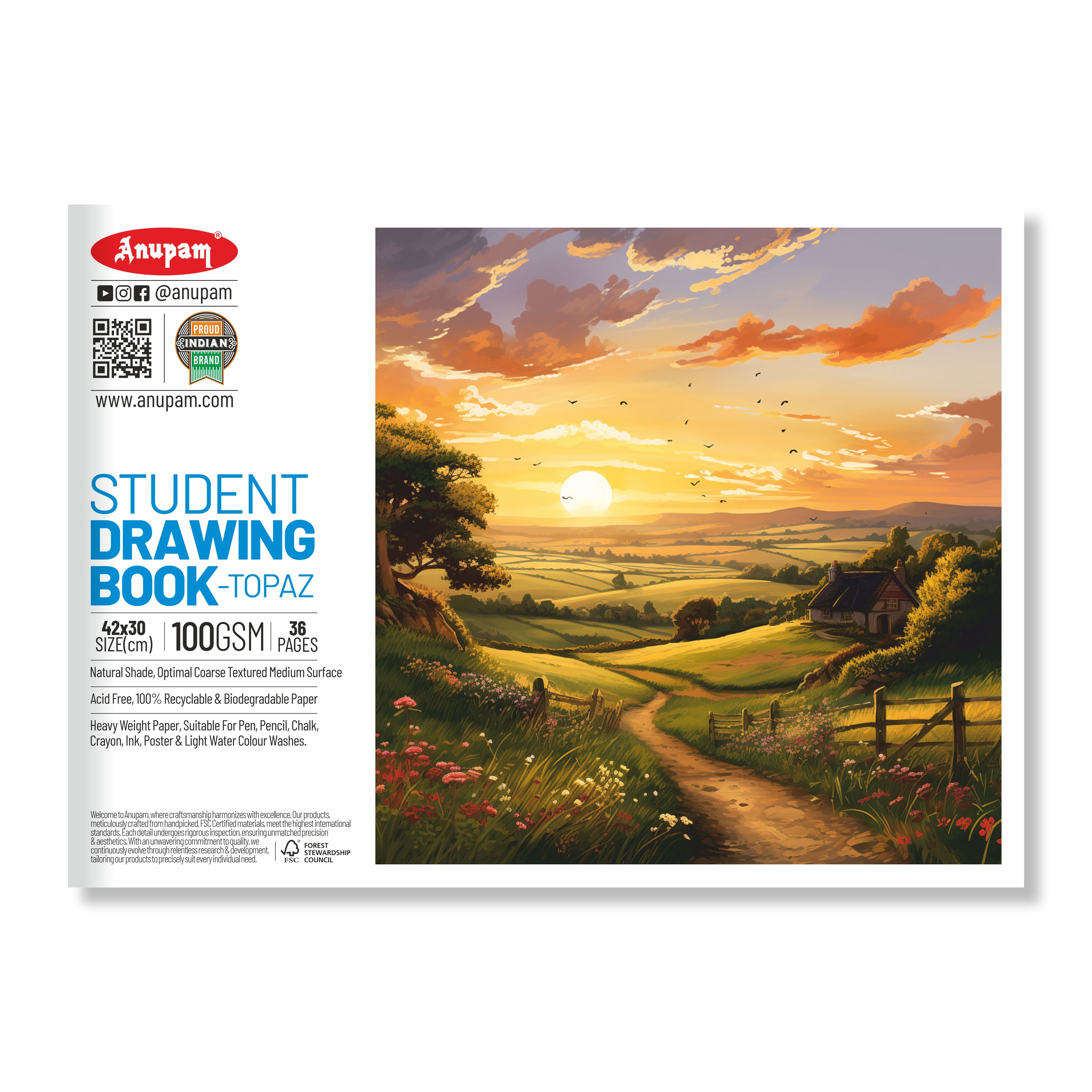 Anupam Student Drawing Book (For Kids) Pack