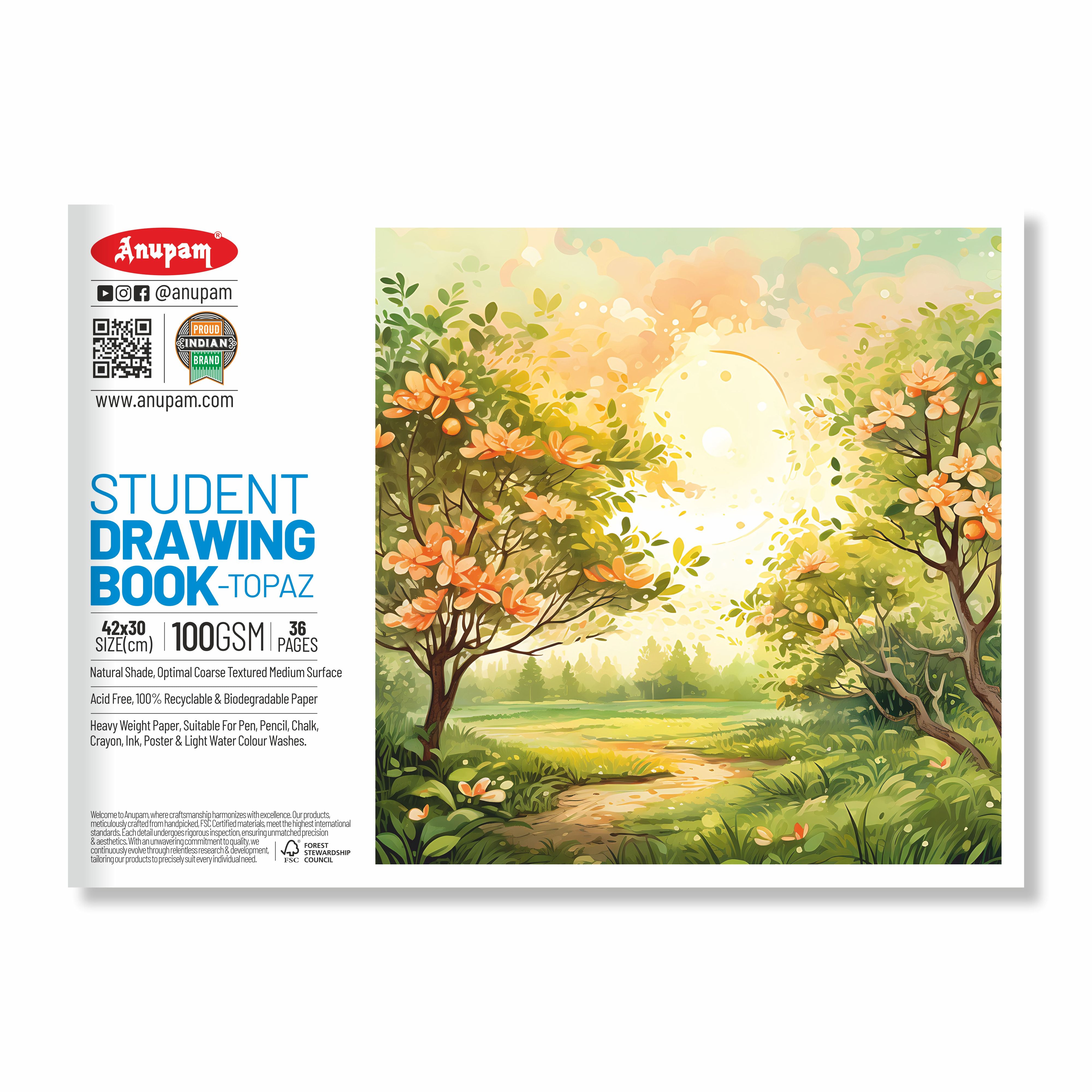 Anupam Student Drawing Book (For Kids) Pack