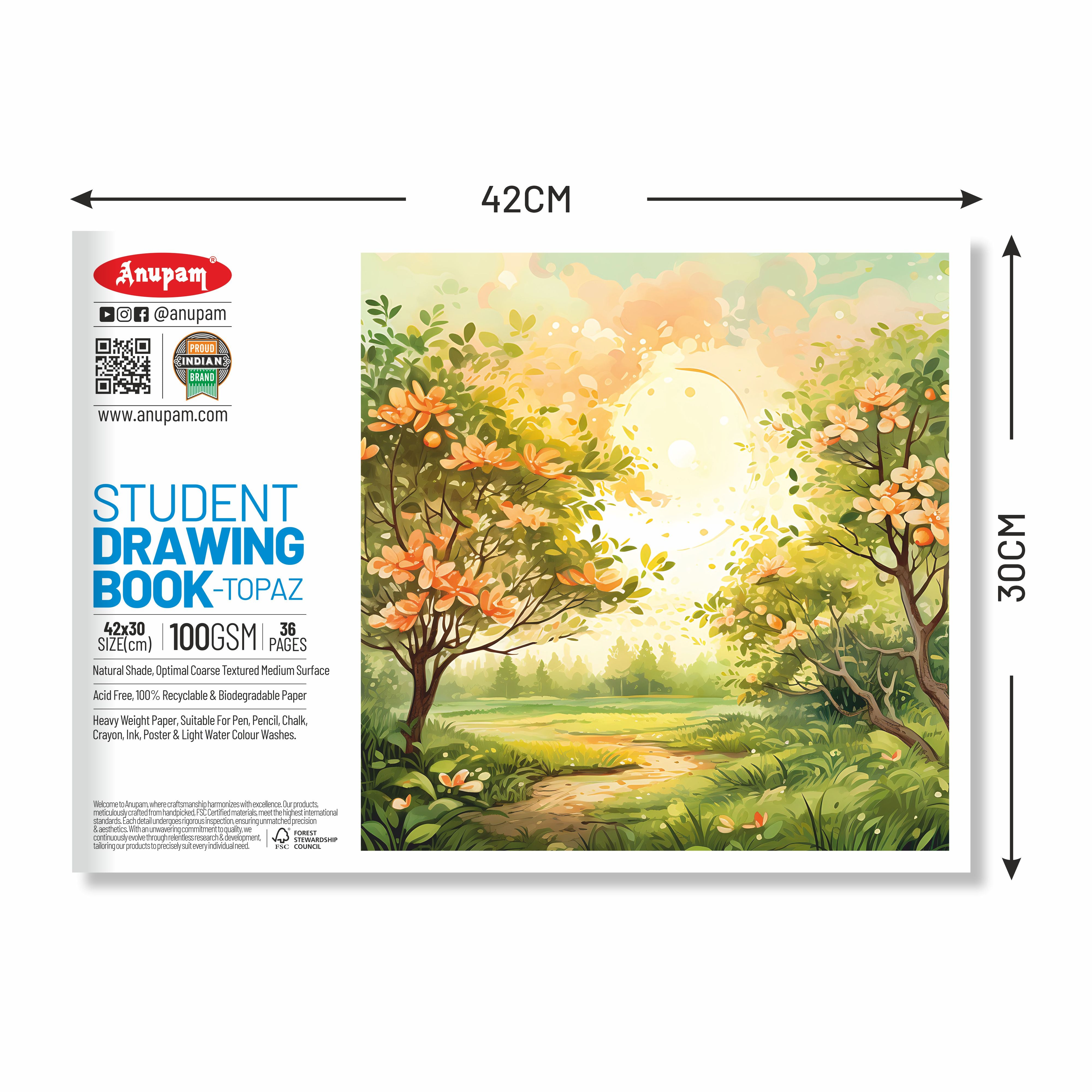 Anupam Student Drawing Book (For Kids) Pack