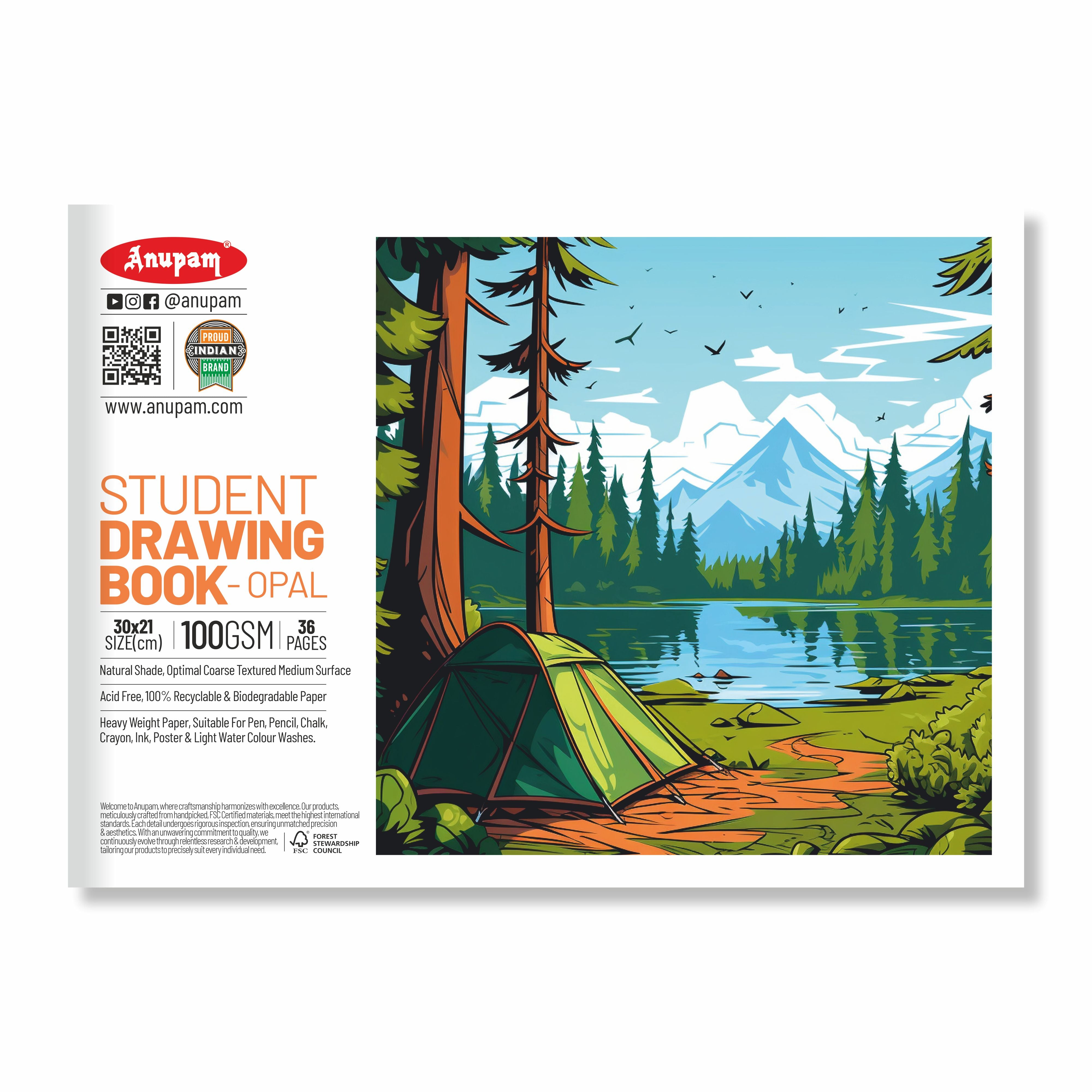 Anupam Student Drawing Book (For Kids) Pack