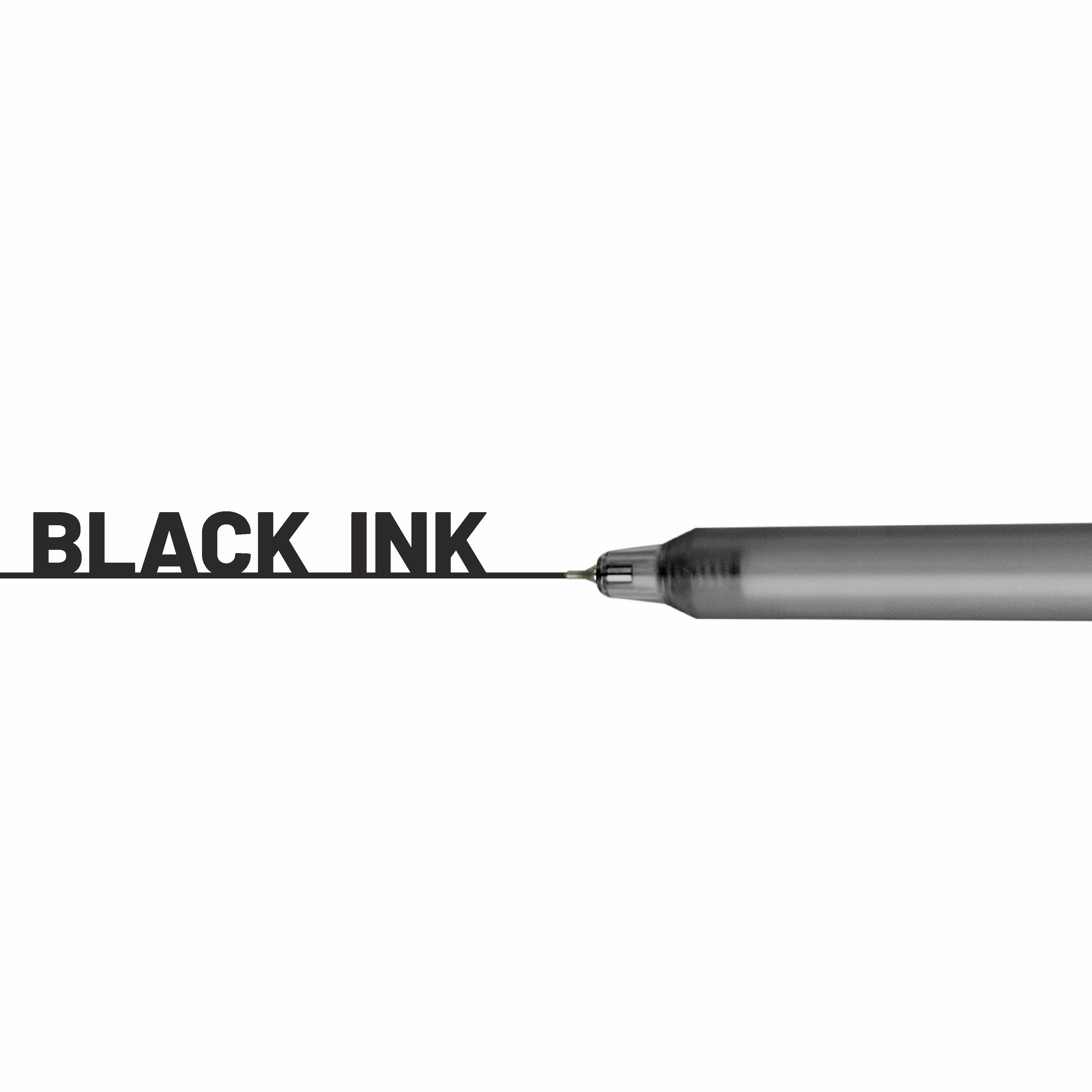 Anupam Sylent Gel Pens, Waterproof Quick Dry Ink, 0.5mm Fine Point Retractable Smooth Writing Pens for Journaling, Writing Gel Pen