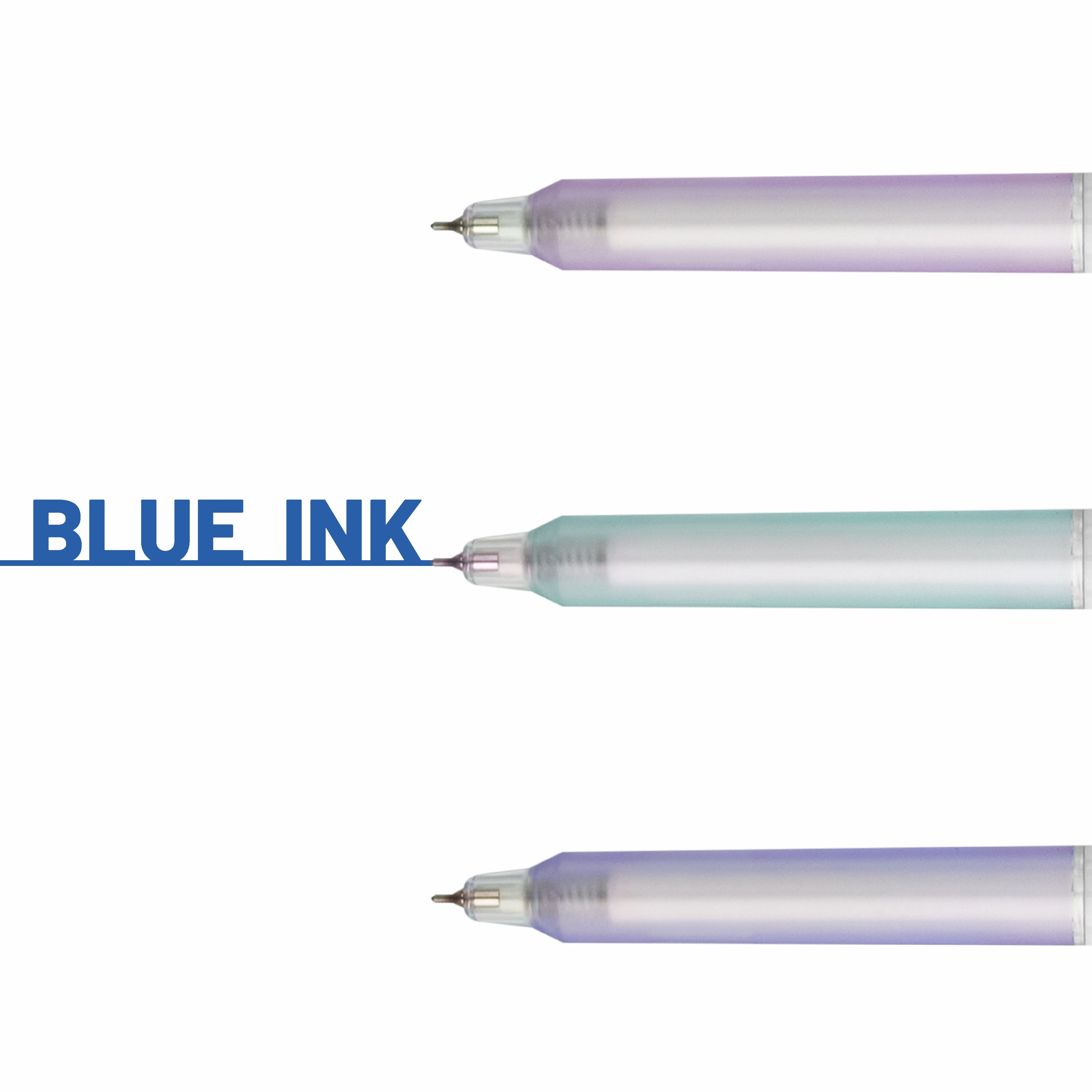 Anupam Sylent Gel Pens, Waterproof Quick Dry Ink, 0.5mm Fine Point Retractable Smooth Writing Pens for Journaling, Writing Gel Pen