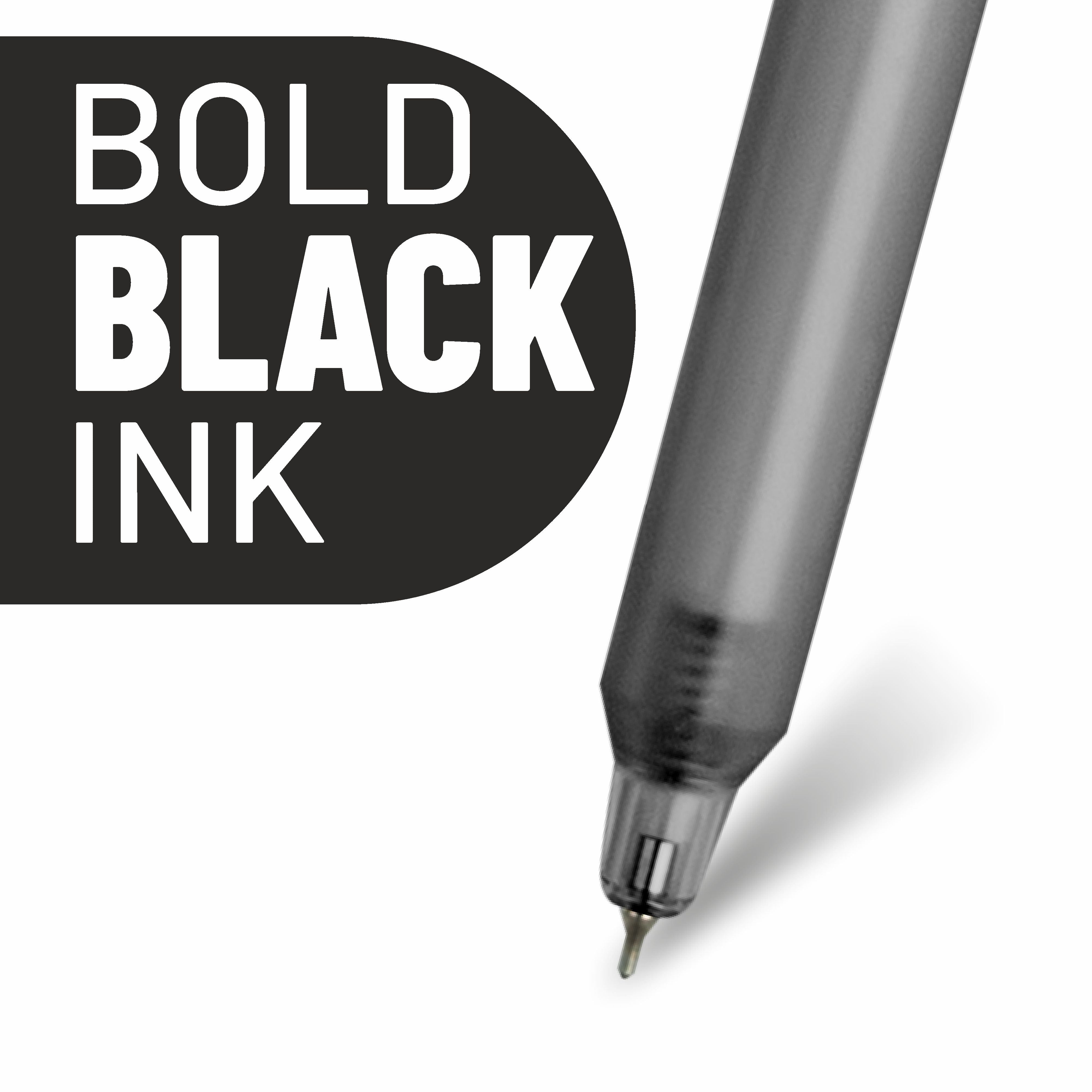 Anupam Sylent Gel Pens, Waterproof Quick Dry Ink, 0.7mm Fine Point Retractable Smooth Writing Pens for Journaling, Writing Gel Pen