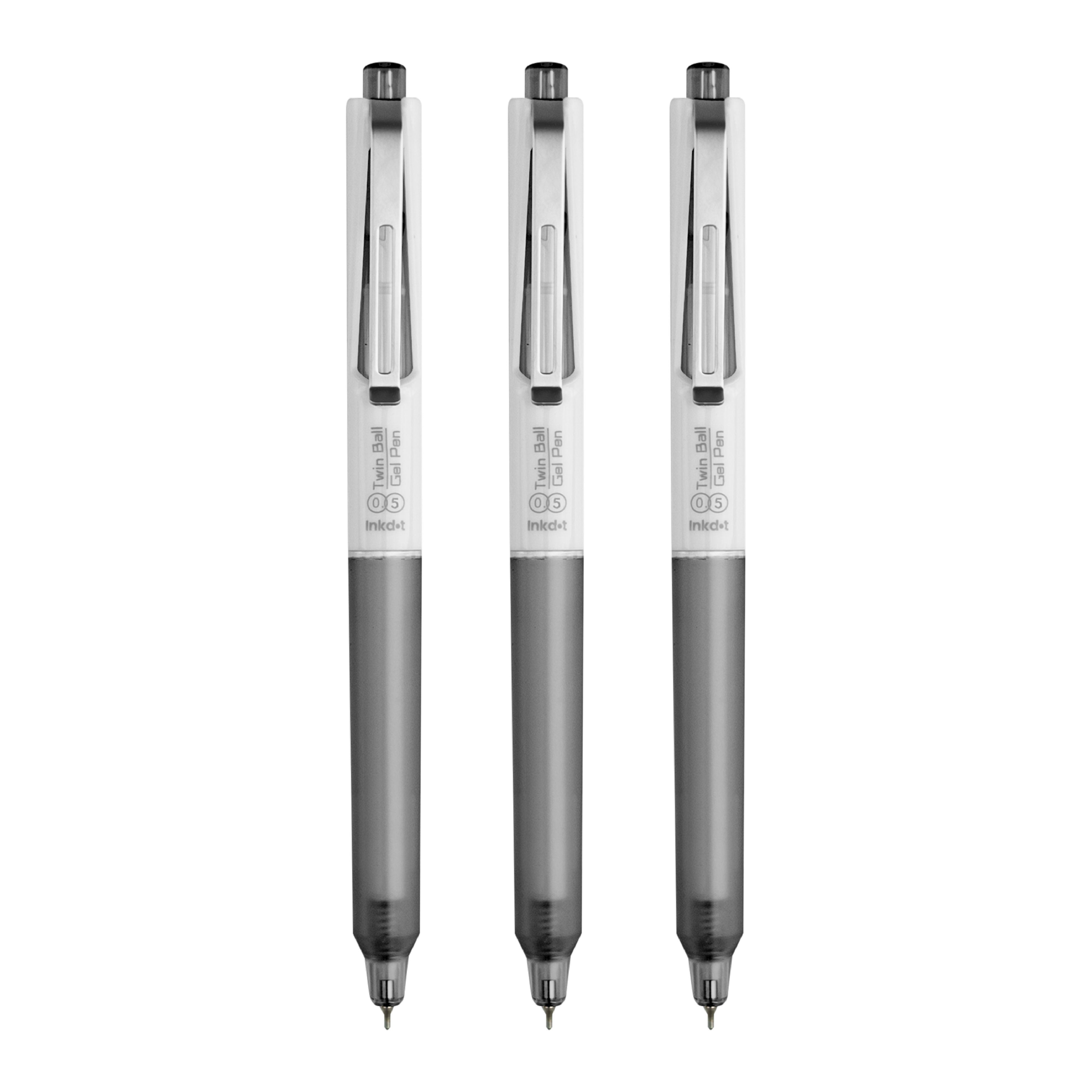 Anupam Sylent Blue Gel Pens, Waterproof Quick Dry Blue Ink, 0.5mm Fine Point Retractable Smooth Writing Pens for Journaling, Writing Gel Pen