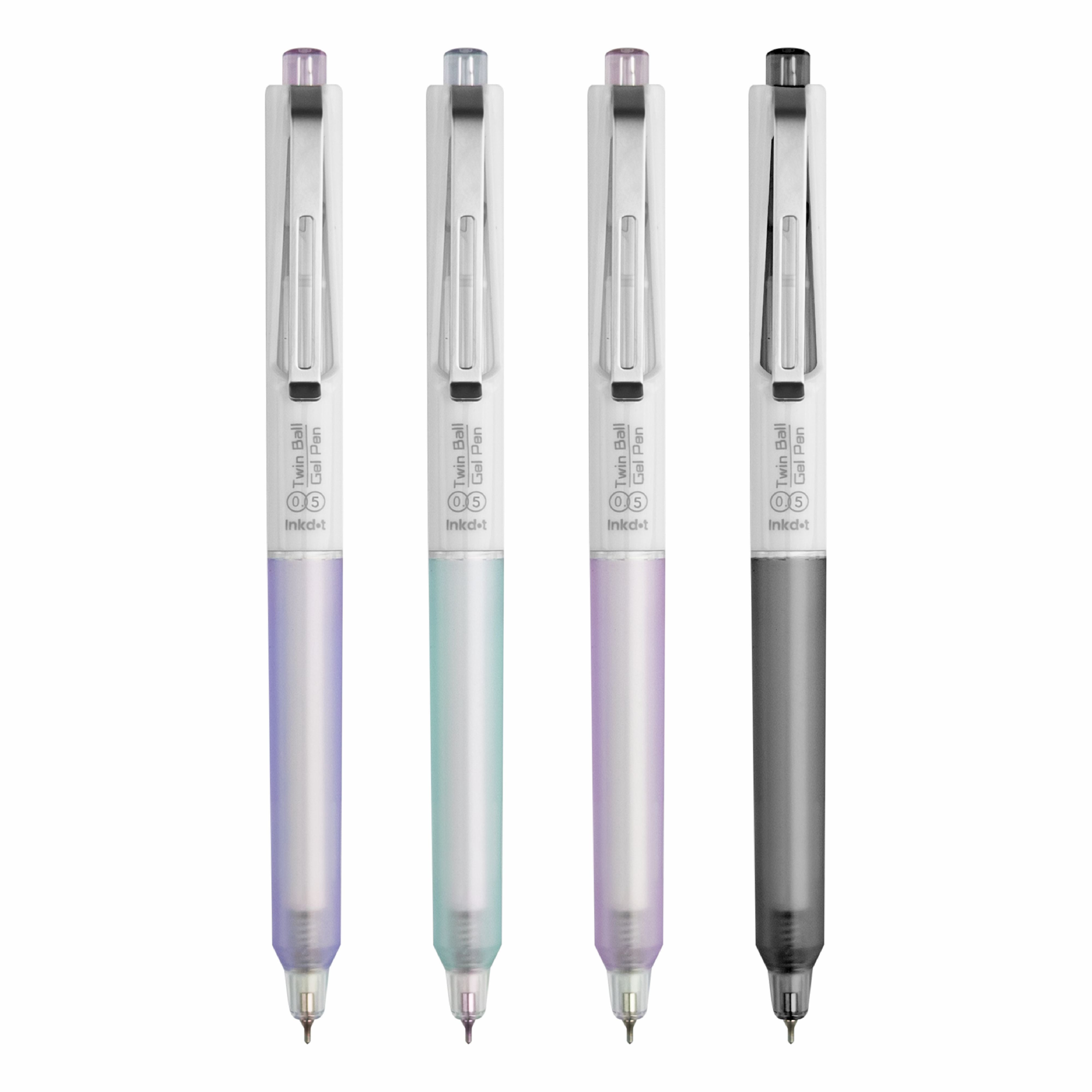 Anupam Sylent Blue Gel Pens, Waterproof Quick Dry Blue Ink, 0.5mm Fine Point Retractable Smooth Writing Pens for Journaling, Writing Gel Pen