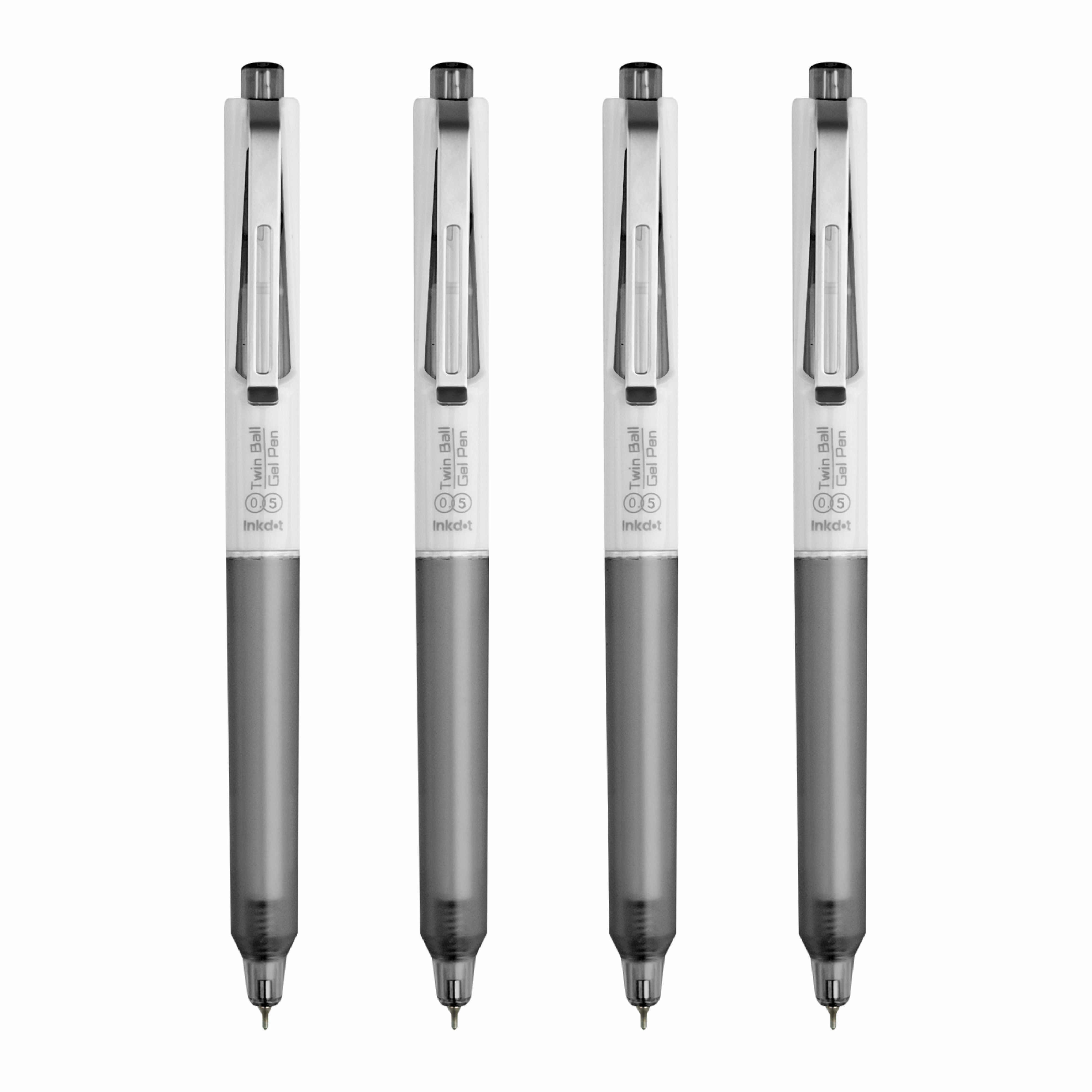 Anupam Sylent Blue Gel Pens, Waterproof Quick Dry Blue Ink, 0.5mm Fine Point Retractable Smooth Writing Pens for Journaling, Writing Gel Pen