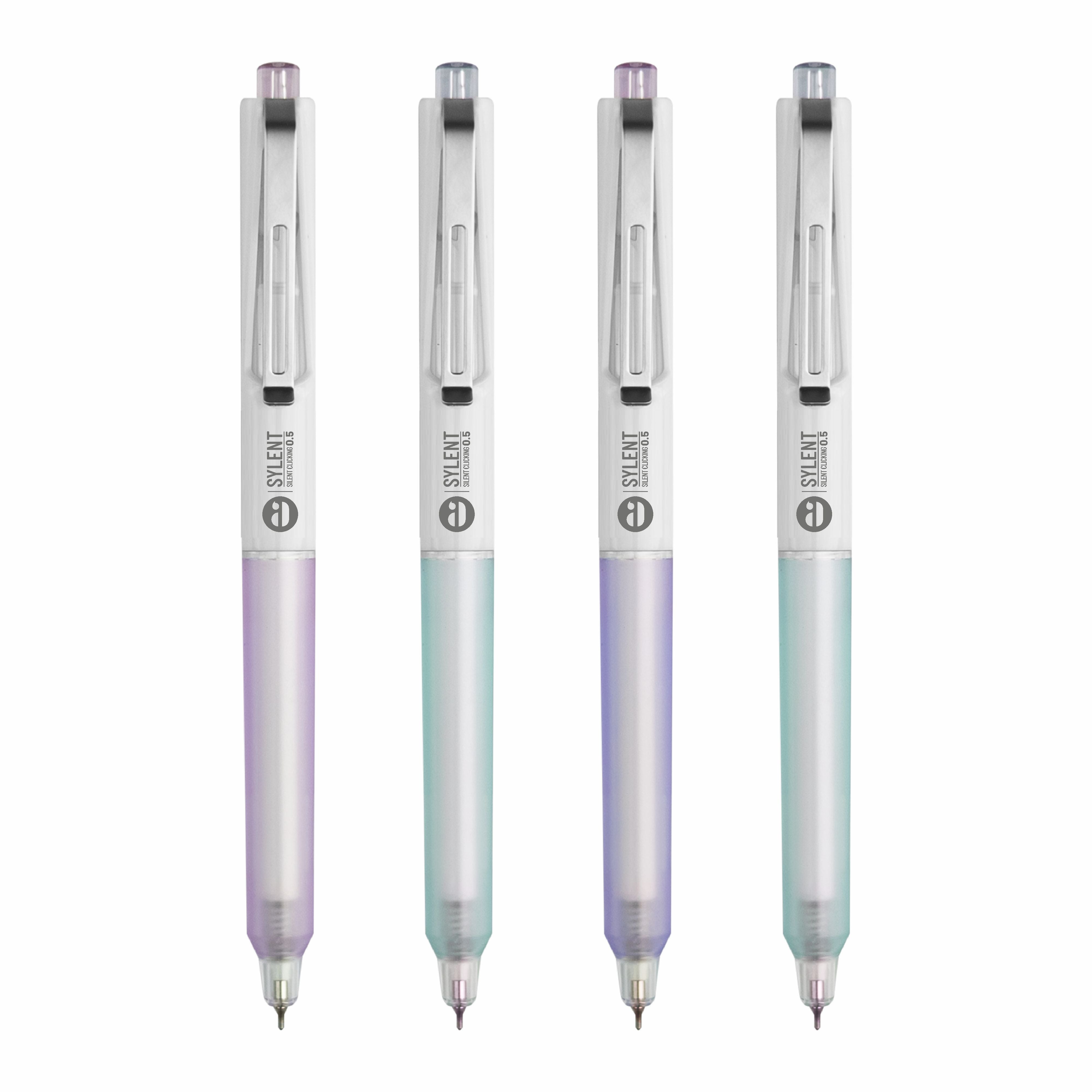 Anupam Sylent Gel Pens, Waterproof Quick Dry Ink, 0.5mm Fine Point Retractable Smooth Writing Pens for Journaling, Writing Gel Pen