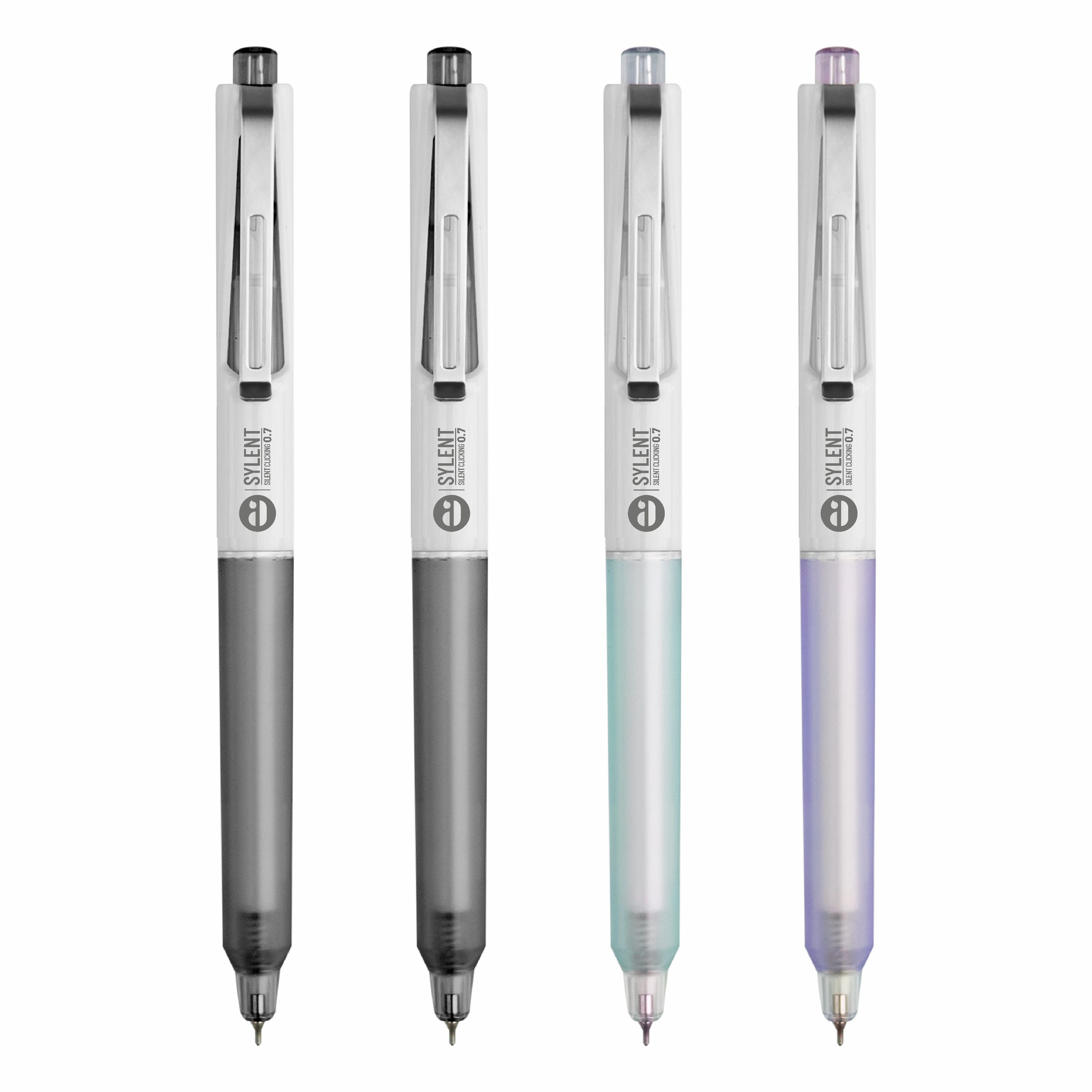Anupam Sylent Gel Pens, Waterproof Quick Dry Ink, 0.7mm Fine Point Retractable Smooth Writing Pens for Journaling, Writing Gel Pen