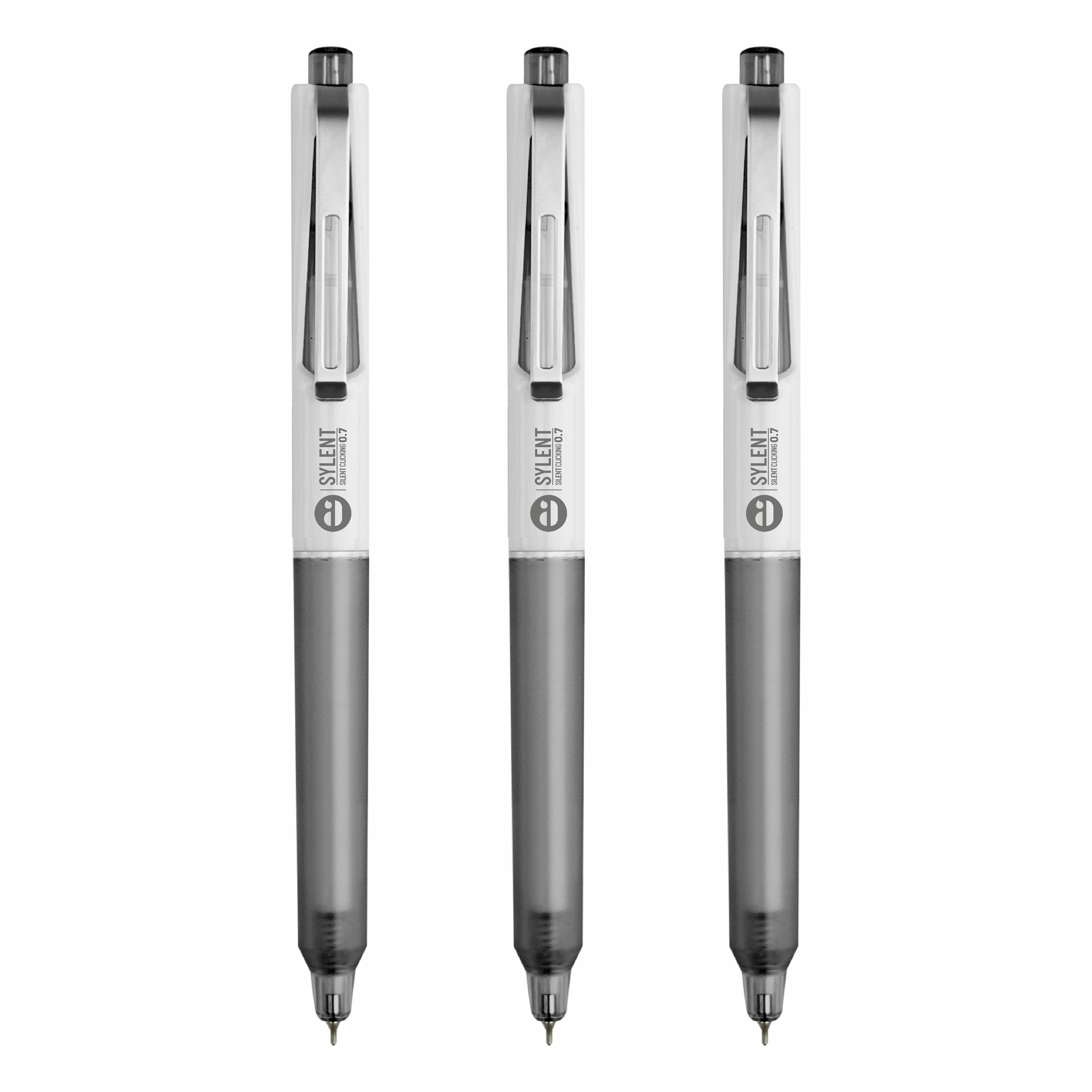 Anupam Sylent Gel Pens, Waterproof Quick Dry Ink, 0.7mm Fine Point Retractable Smooth Writing Pens for Journaling, Writing Gel Pen