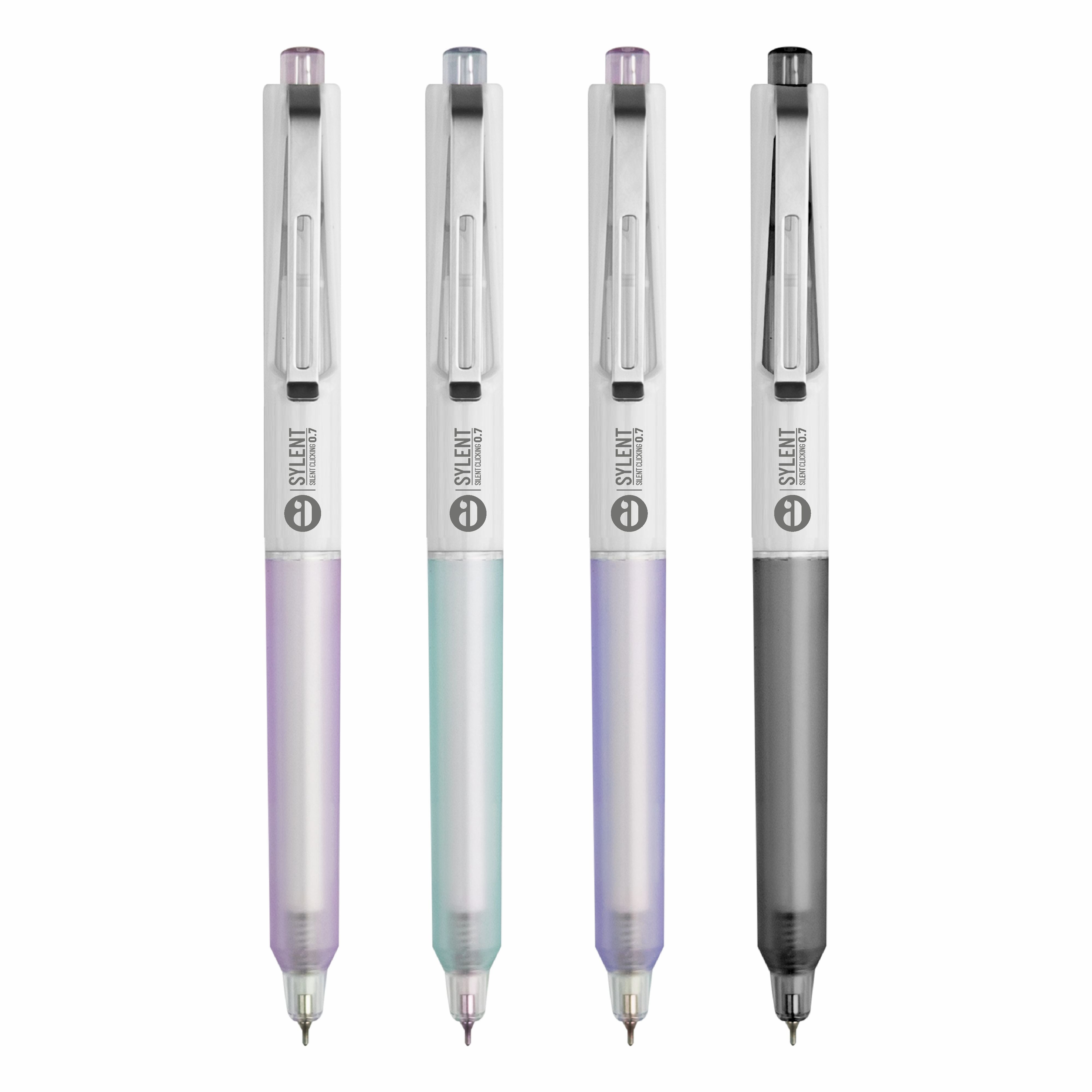 Anupam Sylent Gel Pens, Waterproof Quick Dry Ink, 0.7mm Fine Point Retractable Smooth Writing Pens for Journaling, Writing Gel Pen