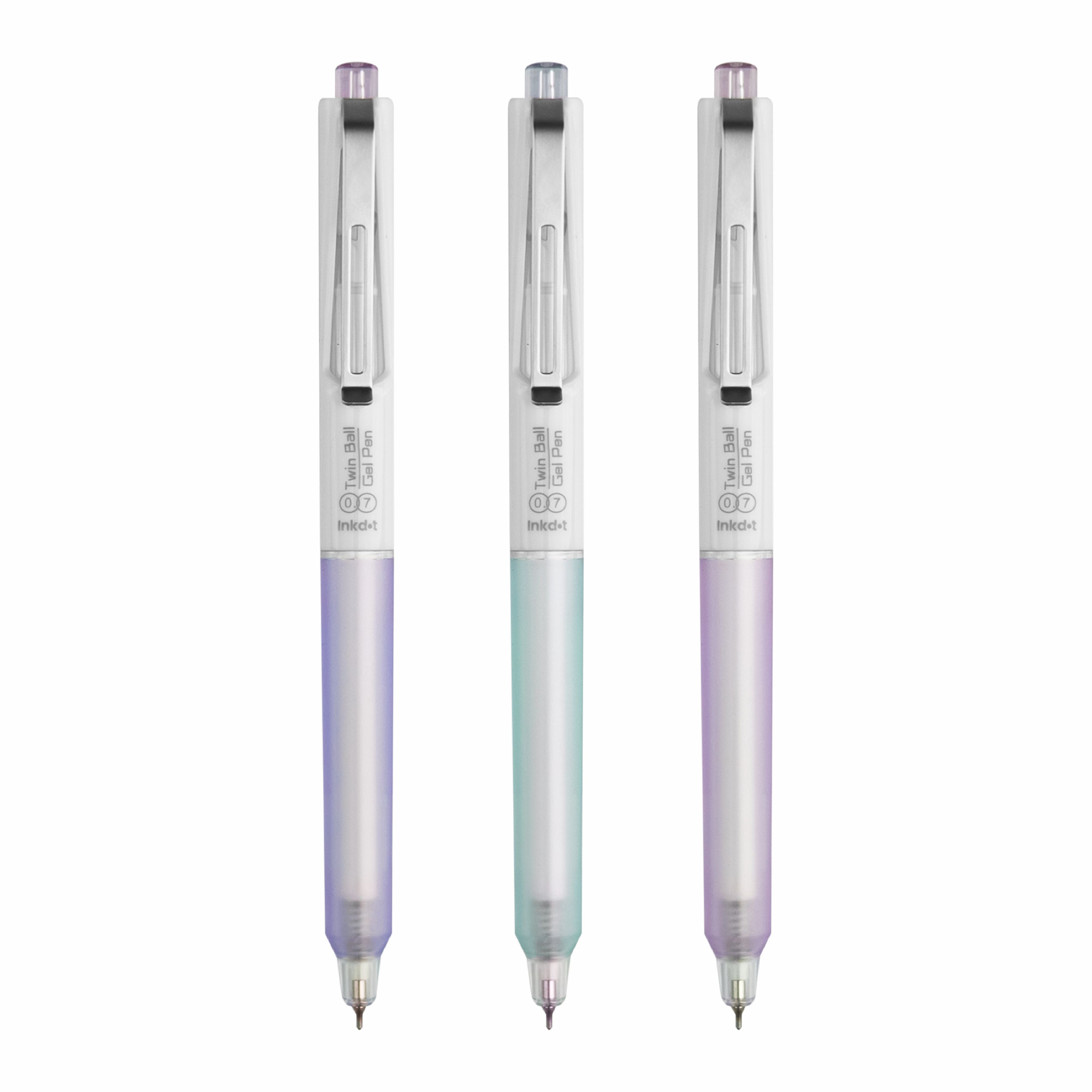 Anupam Sylent Blue Gel Pens, Waterproof Quick Dry Blue Ink, 0.7mm Fine Point Retractable Smooth Writing Pens for Journaling, Writing Gel Pen