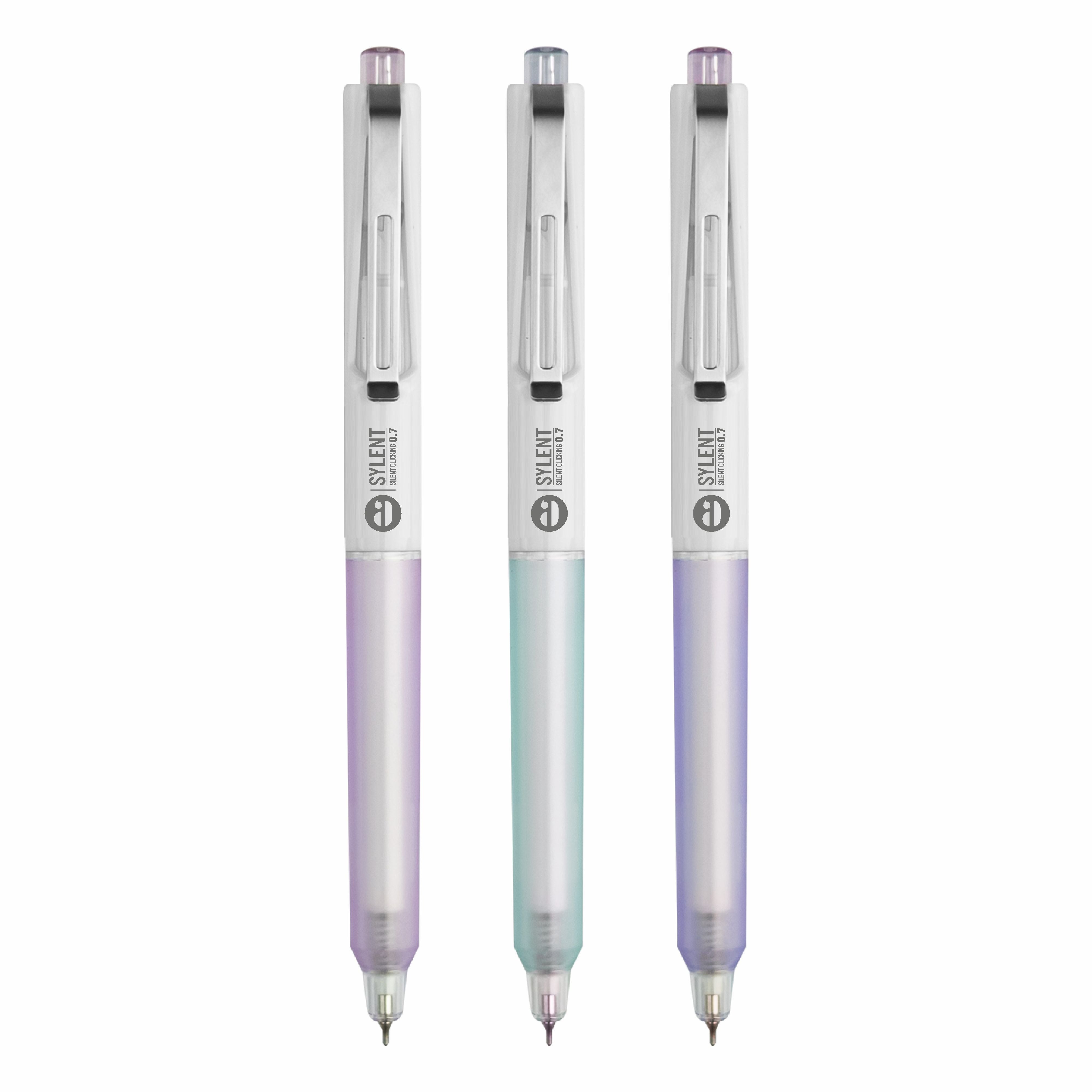 Anupam Sylent Gel Pens, Waterproof Quick Dry Ink, 0.7mm Fine Point Retractable Smooth Writing Pens for Journaling, Writing Gel Pen