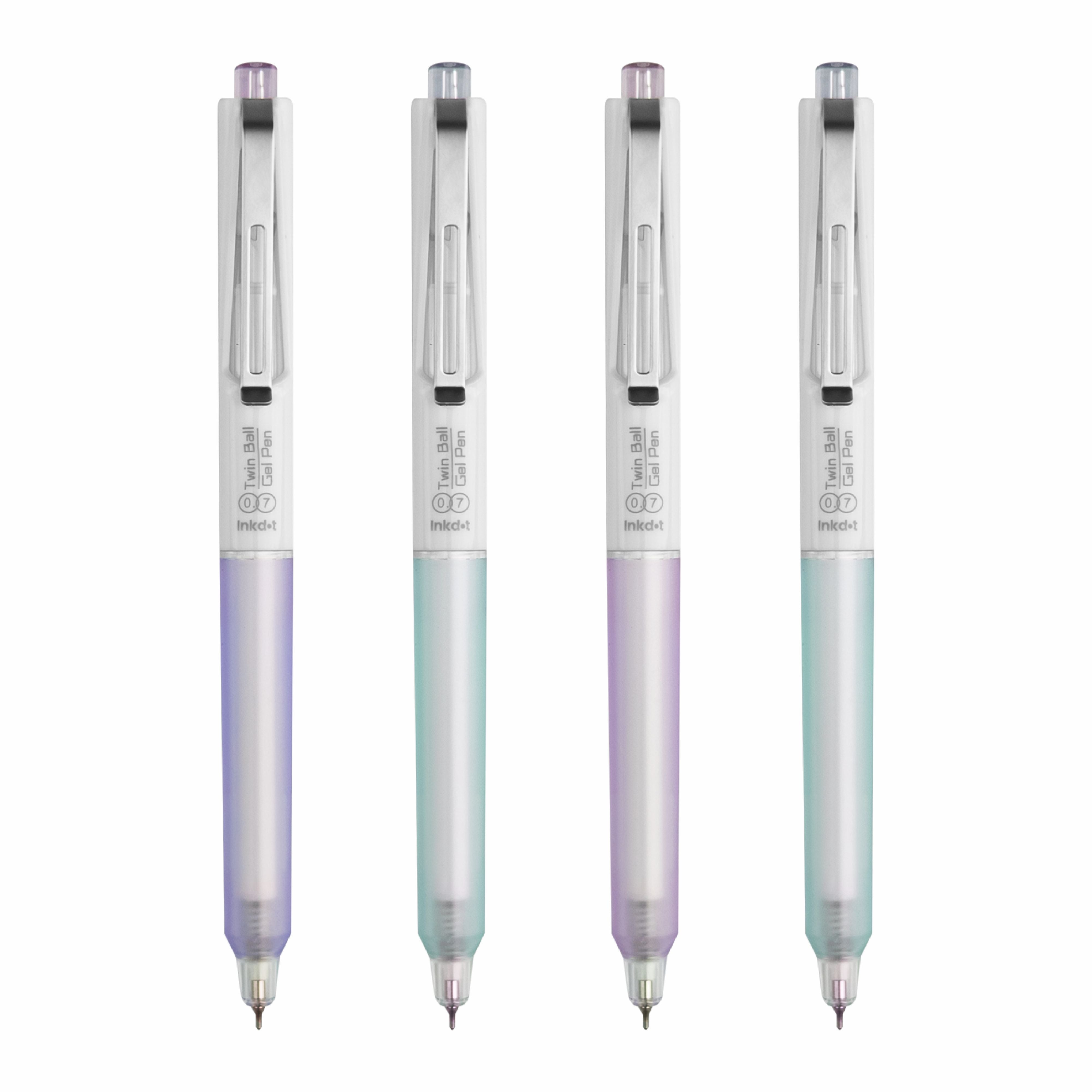 Anupam Sylent Blue Gel Pens, Waterproof Quick Dry Blue Ink, 0.7mm Fine Point Retractable Smooth Writing Pens for Journaling, Writing Gel Pen