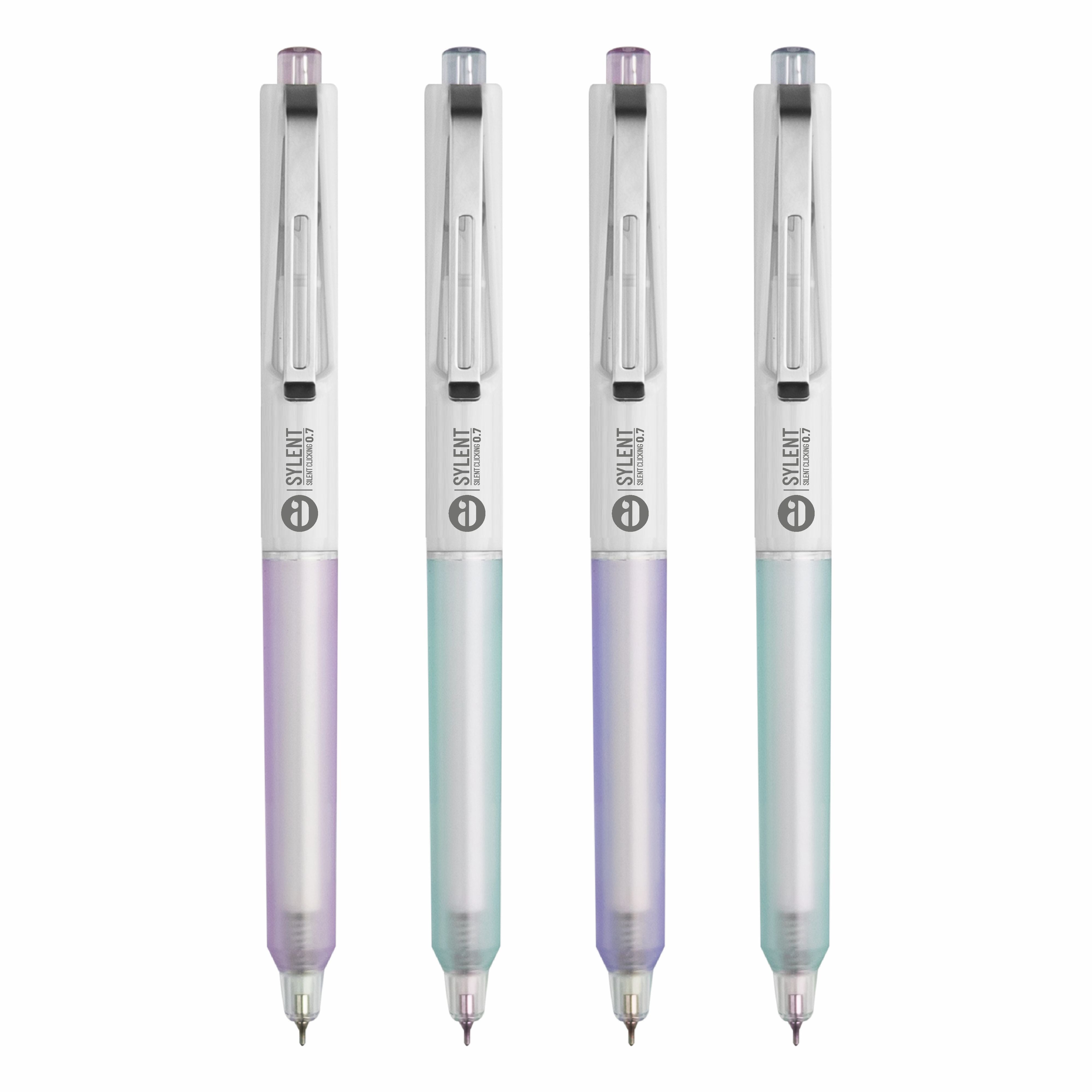 Anupam Sylent Gel Pens, Waterproof Quick Dry Ink, 0.7mm Fine Point Retractable Smooth Writing Pens for Journaling, Writing Gel Pen