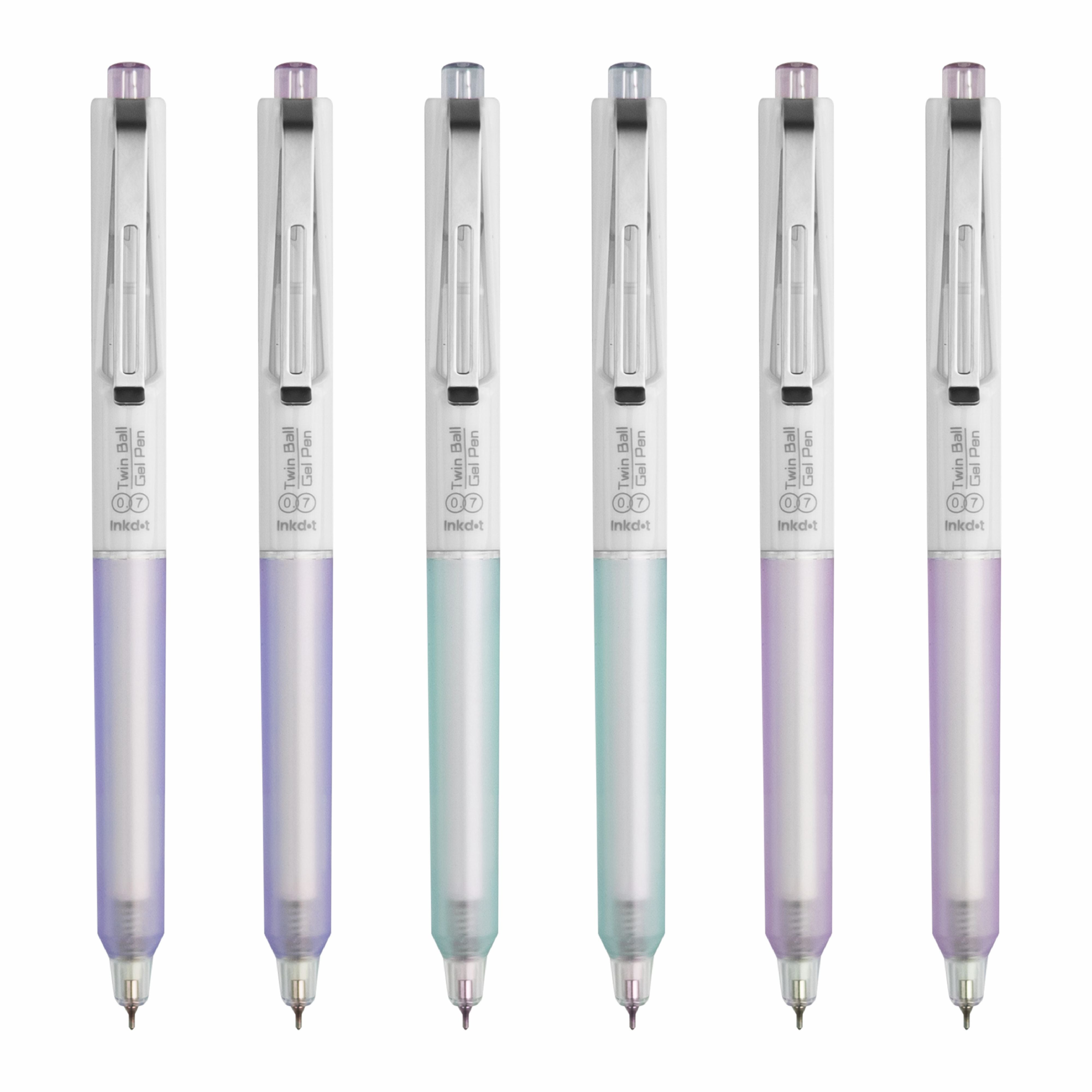 Anupam Sylent Blue Gel Pens, Waterproof Quick Dry Blue Ink, 0.7mm Fine Point Retractable Smooth Writing Pens for Journaling, Writing Gel Pen